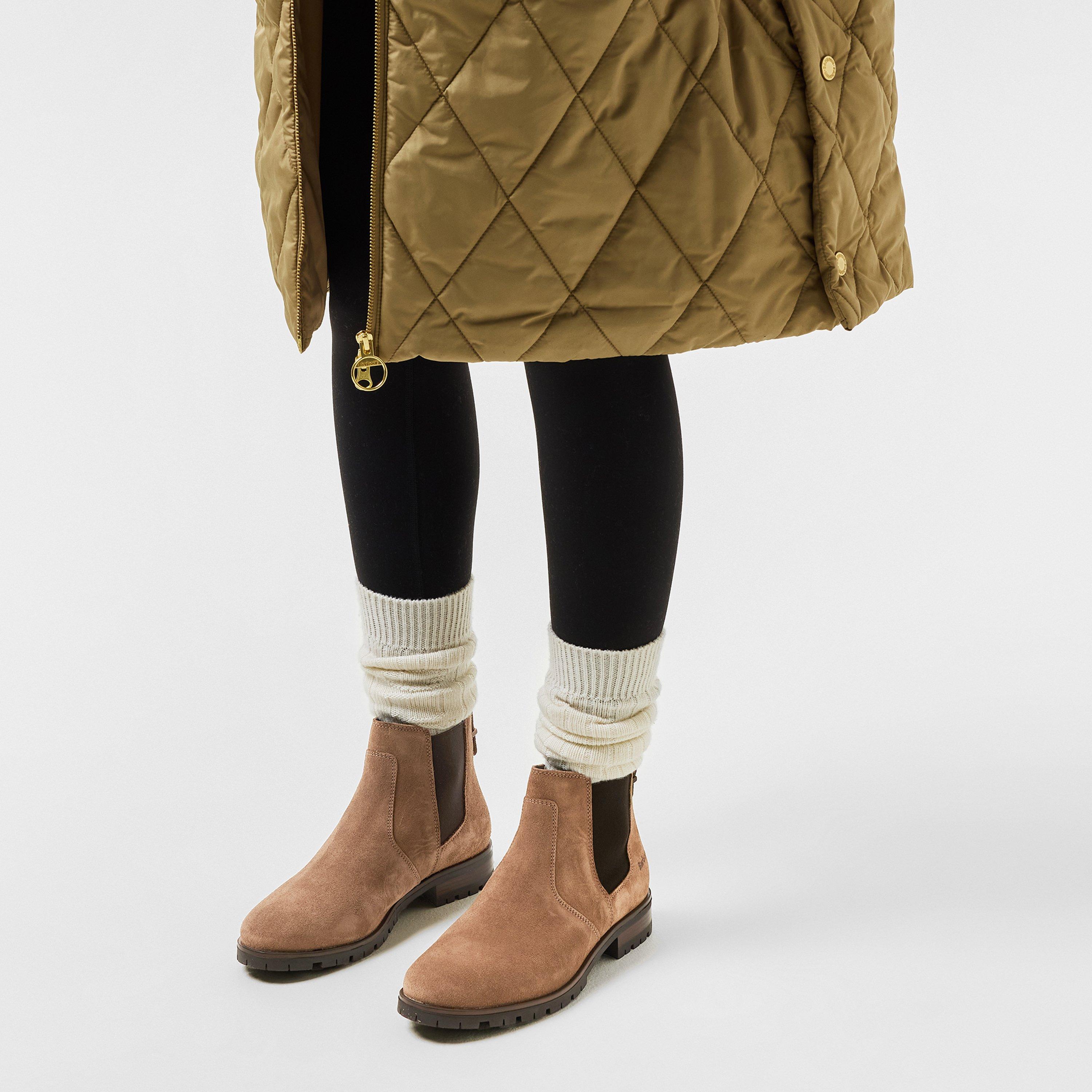 Taupe Suede - Barbour - Nina Boots - 3