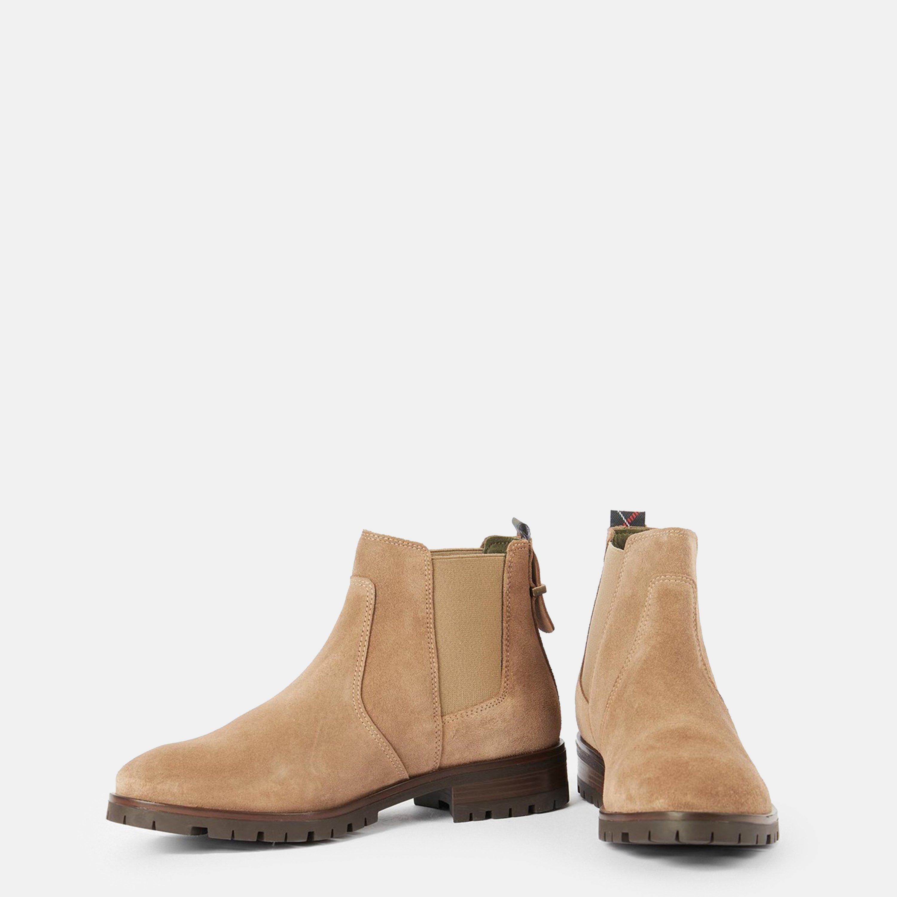 Taupe Suede - Barbour - Nina Boots - 6