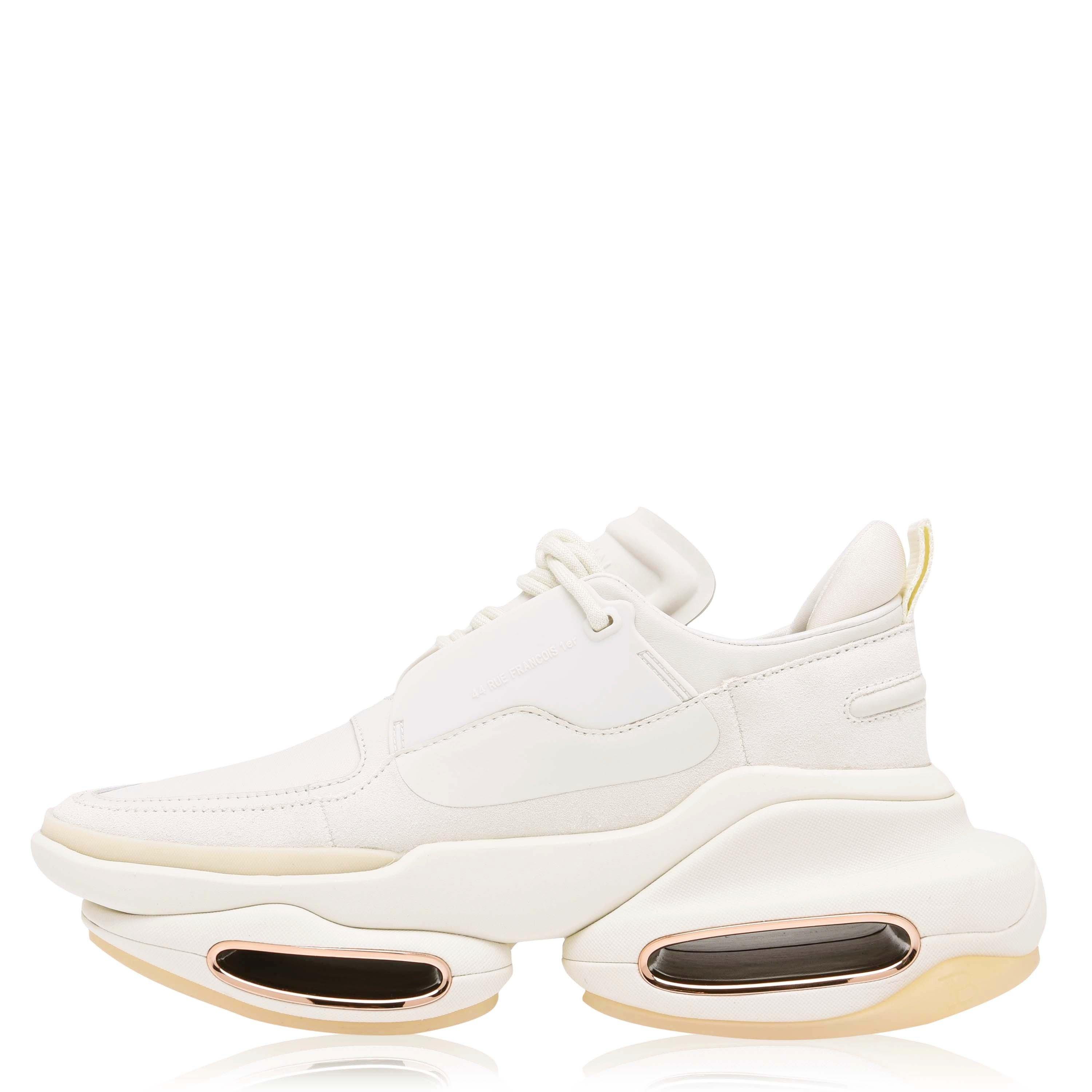 White 0FA - Balmain - B-Bold Low Top Trainers - 3
