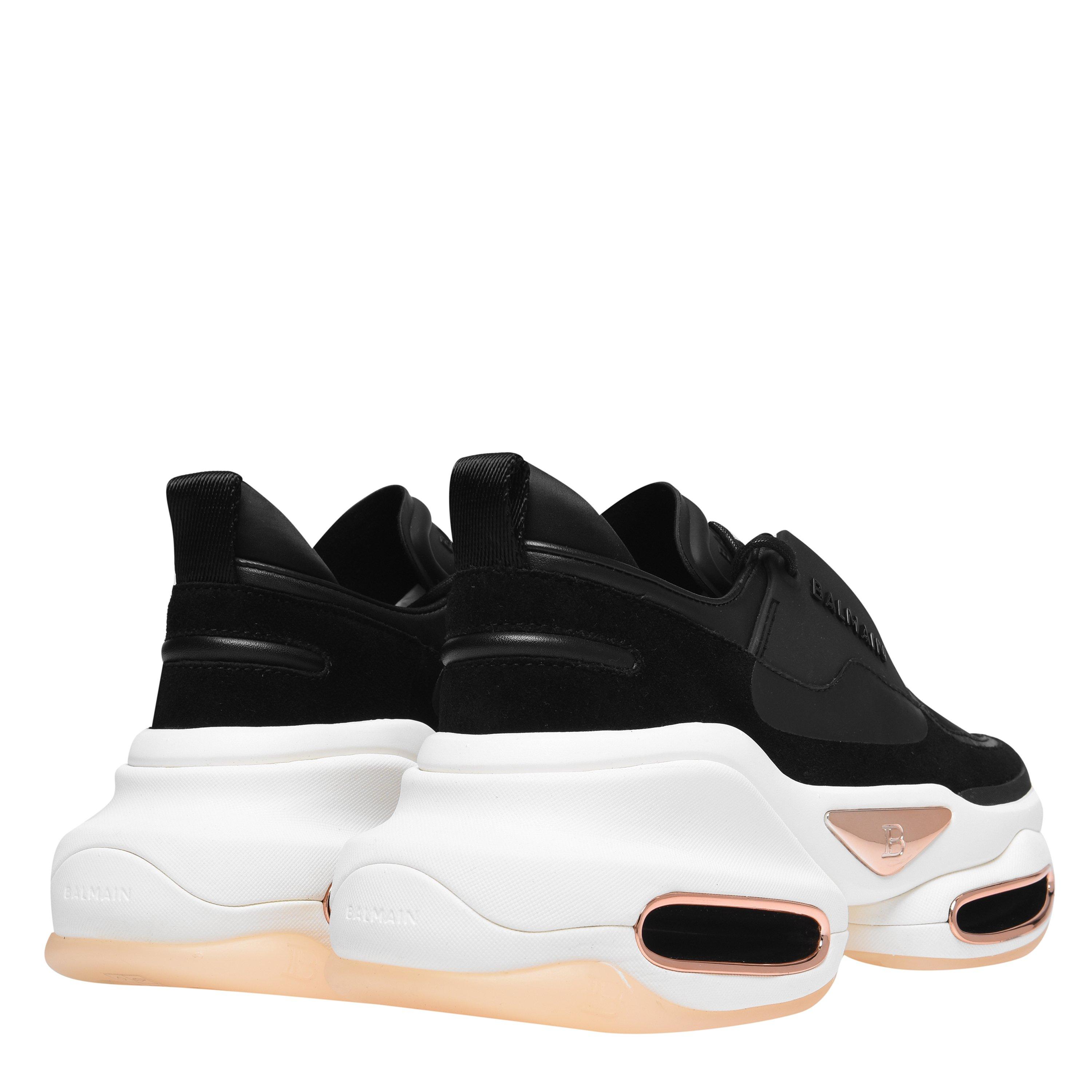 Black/Wht EAB - Balmain - B-Bold Low Top Trainers - 4
