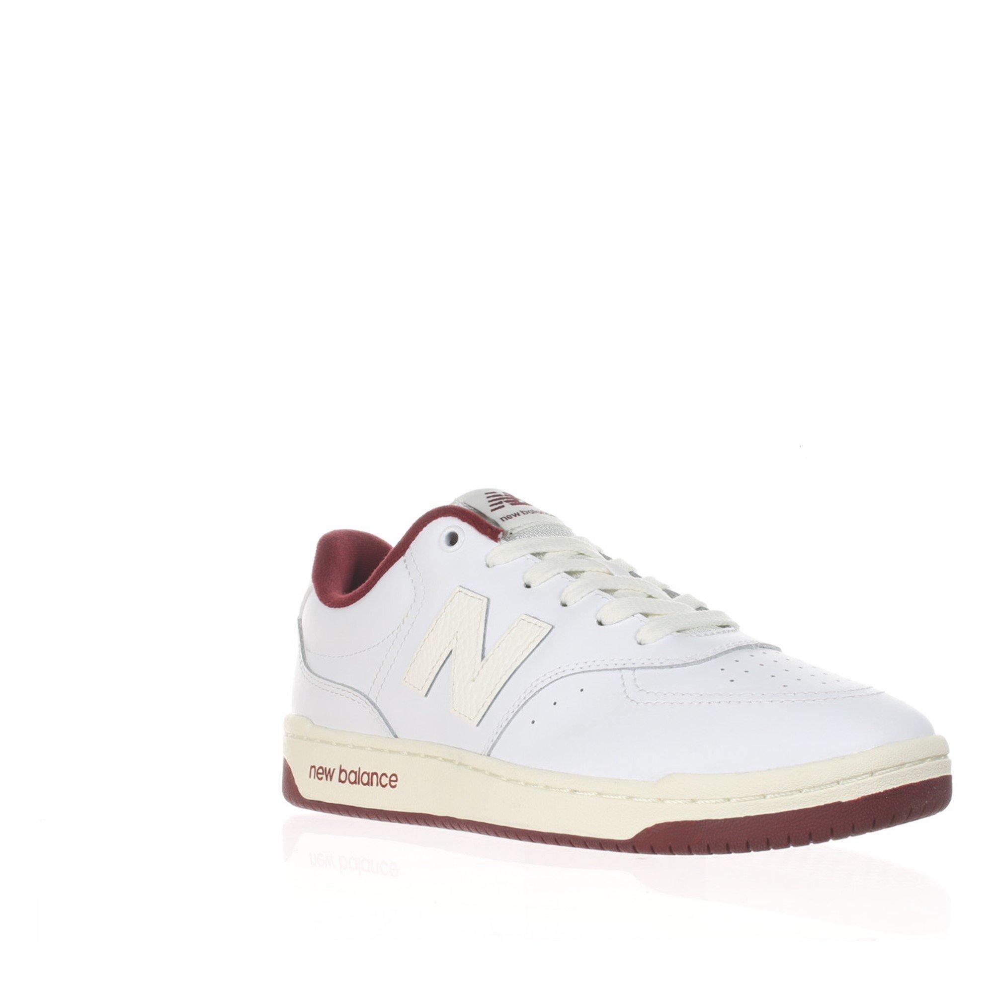 Wht/Burg - New Balance - Womens B80 Court - 4