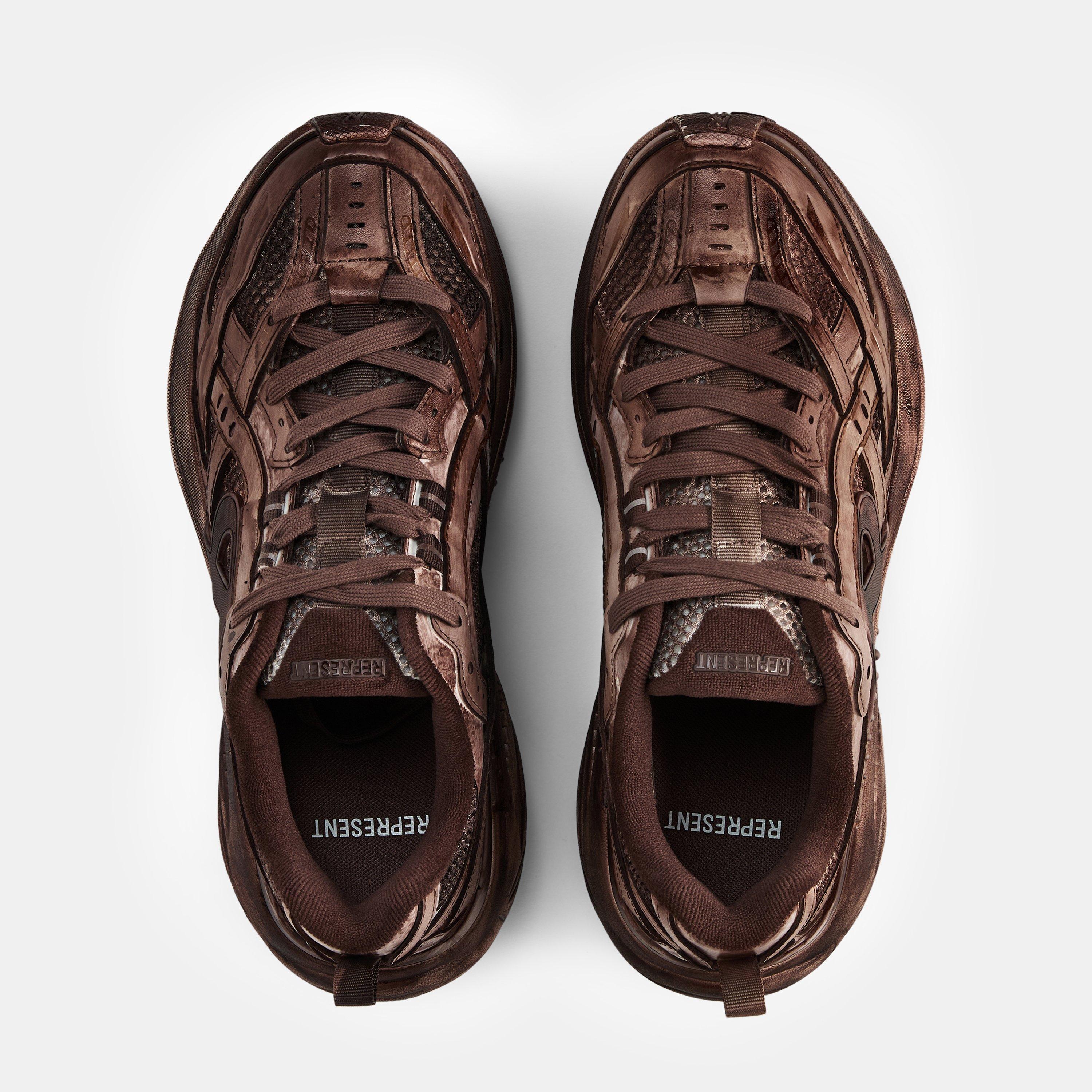 Chocolate - Represent - Women's Rep Storm Runner Lightweight Comfort Trainers - 6