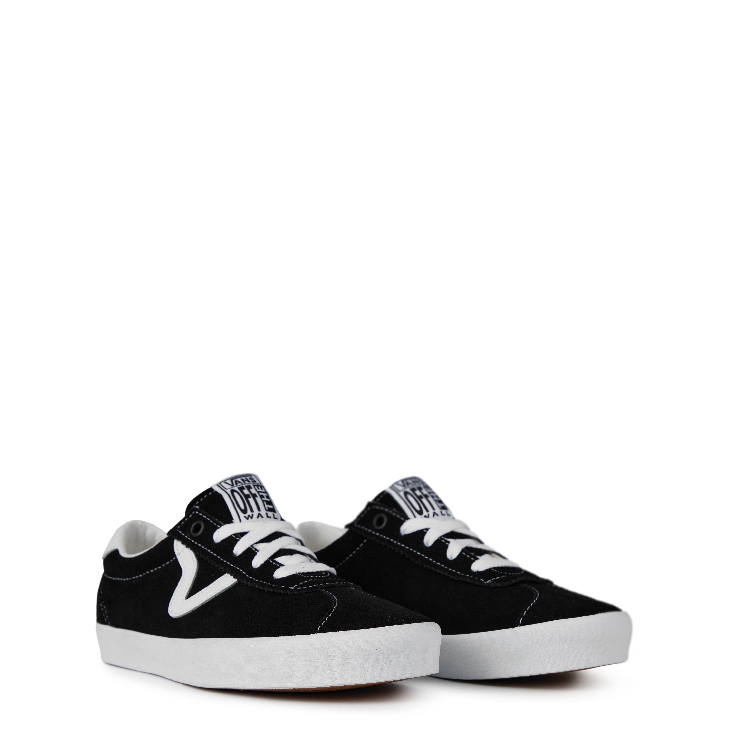 Black/White - Vans - Women's Black/White Low-Top Trainers - 3