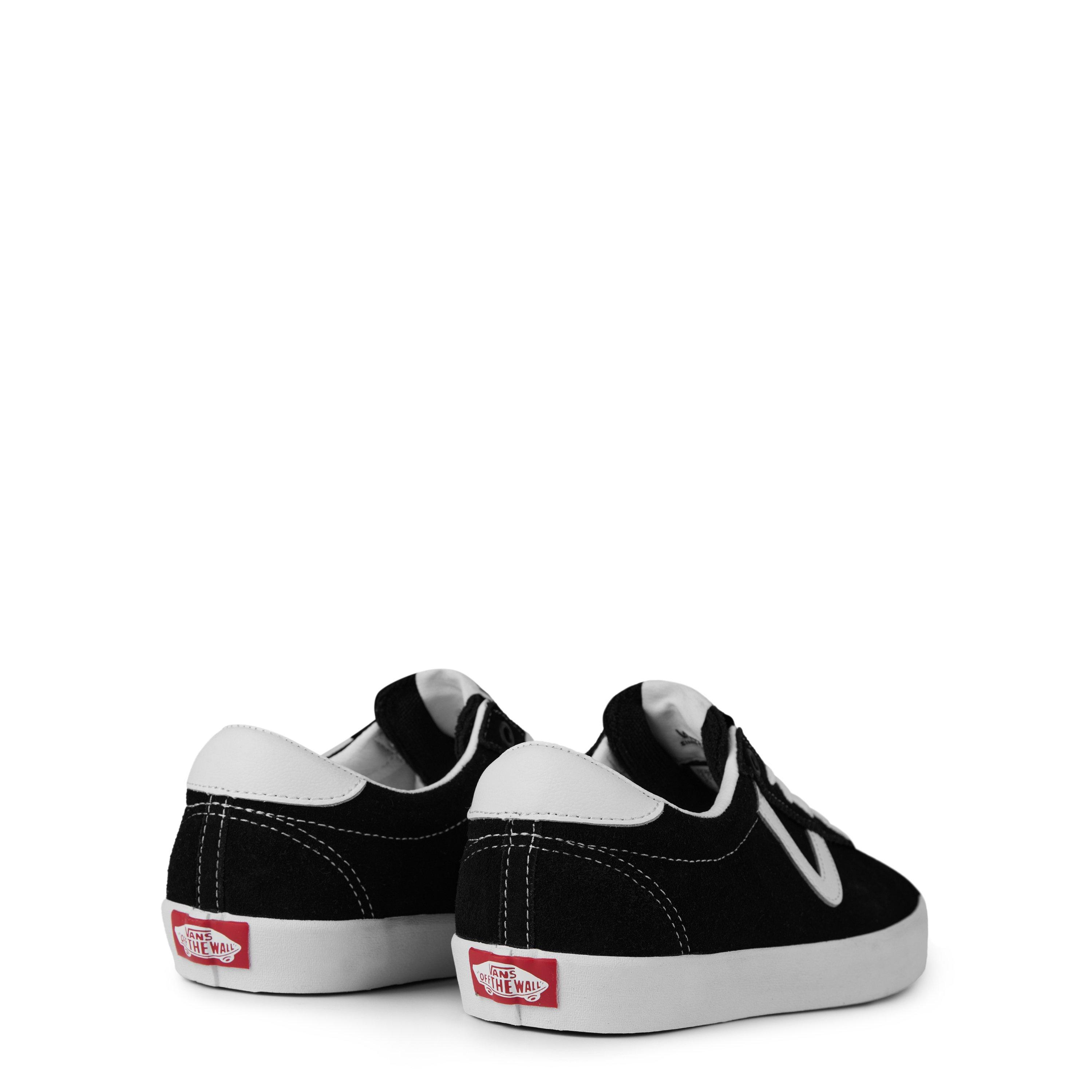 Black/White - Vans - Women's Black/White Low-Top Trainers - 4