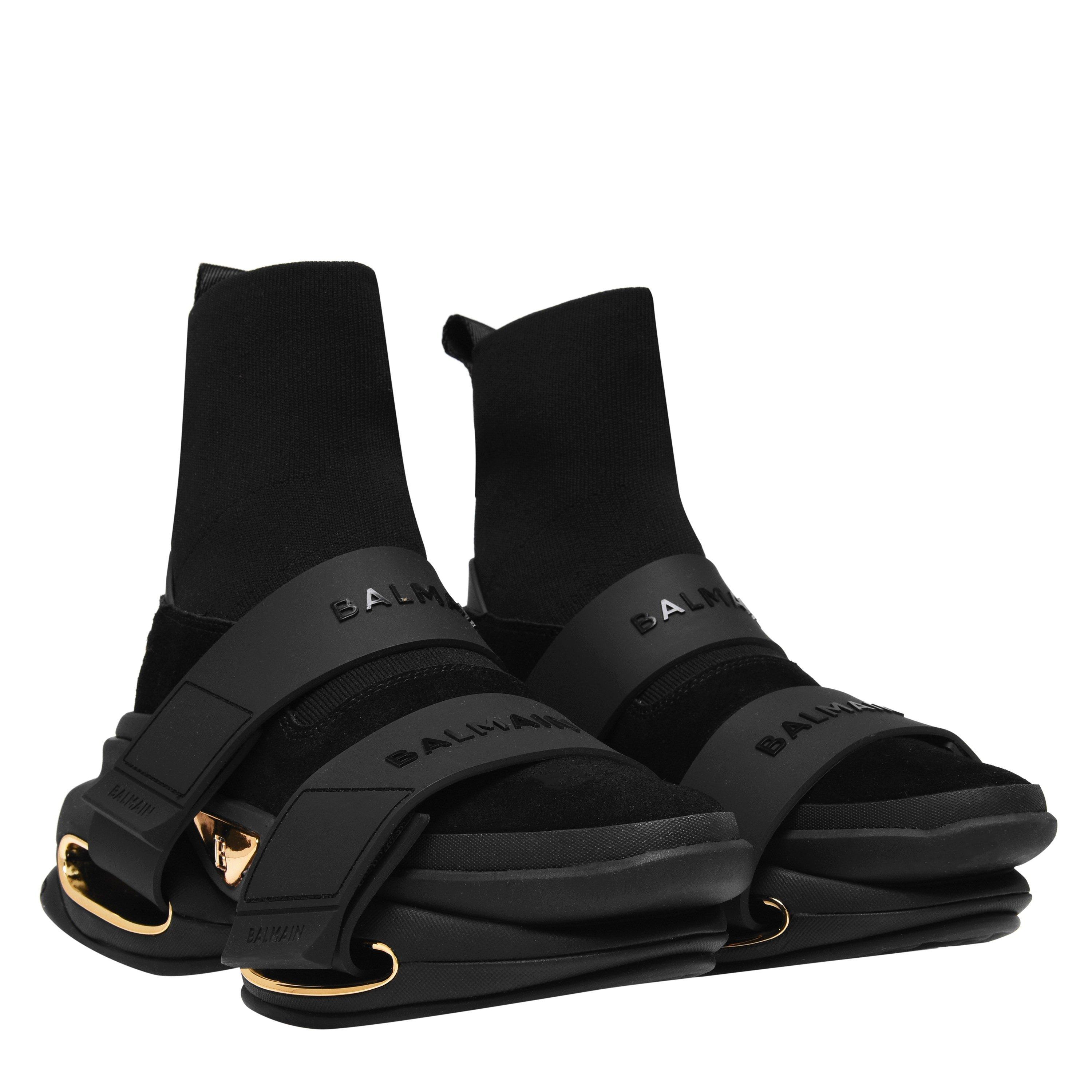 Black 0PA - Balmain - Bold Sock Sneaker - 4