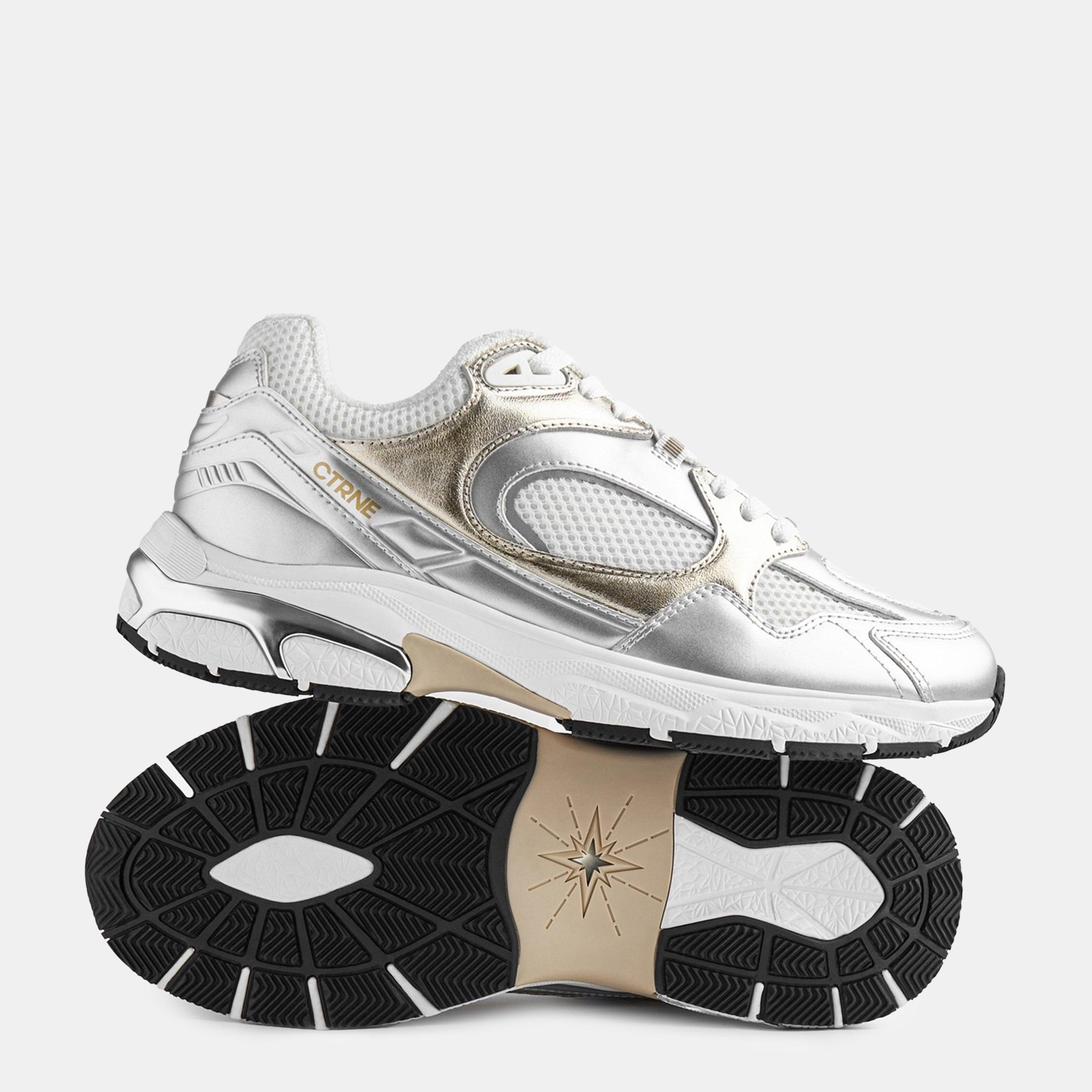 Slvr/Wht/Gold - CTRNE - Ctrne Abundance Sneaker - 4
