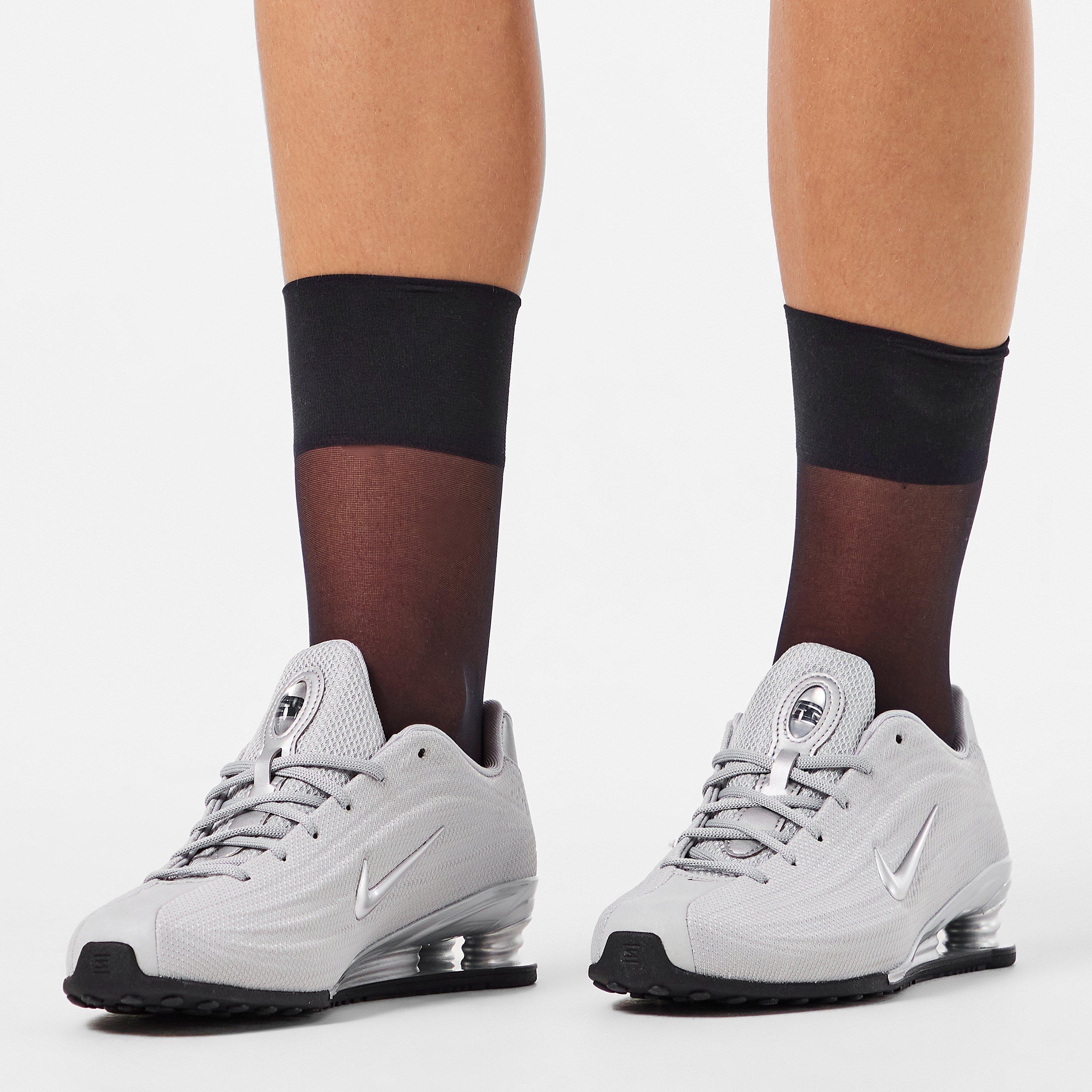 Silver - Nike - Womens Shox Z Trainers - 3