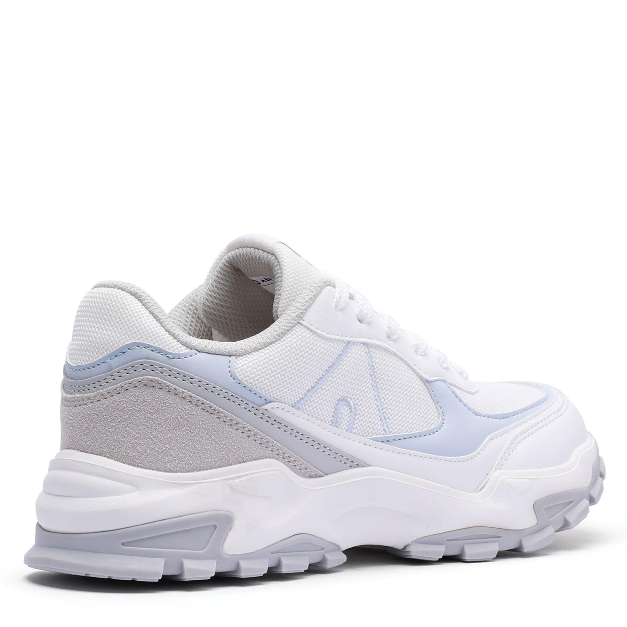WHITE / GREY - Airwalk - Eagle Low-Top Trainers - 6