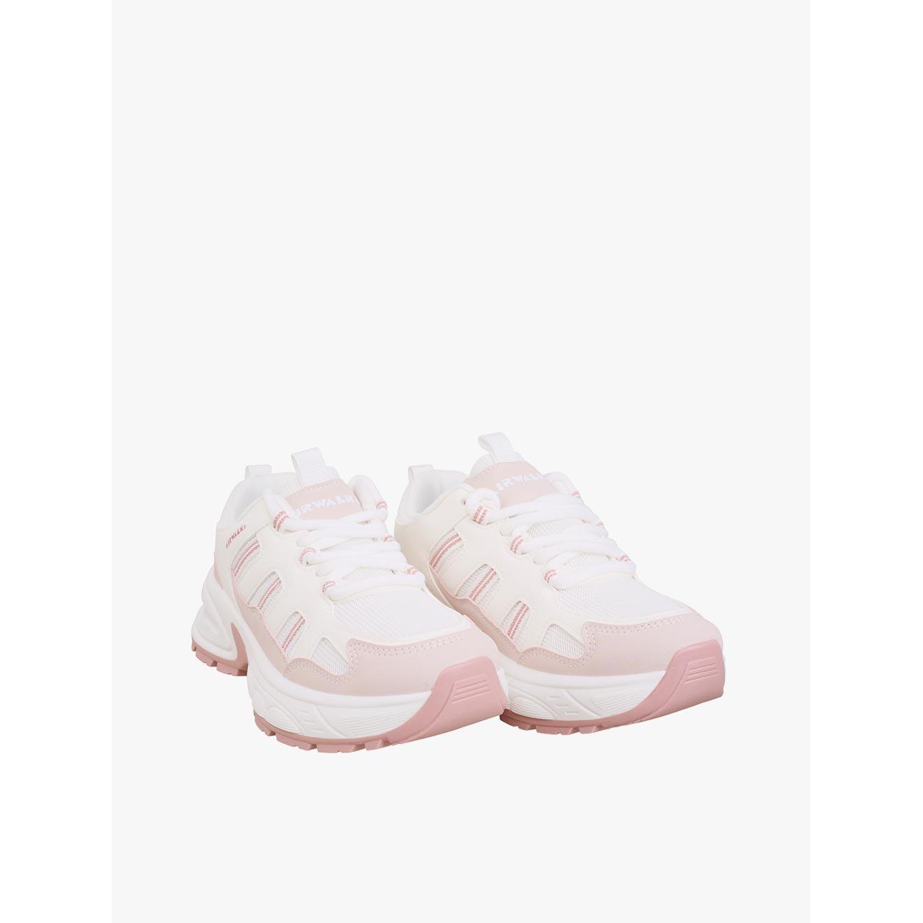 WHITE / PINK - Airwalk - ERI Low-Top Trainers - 3