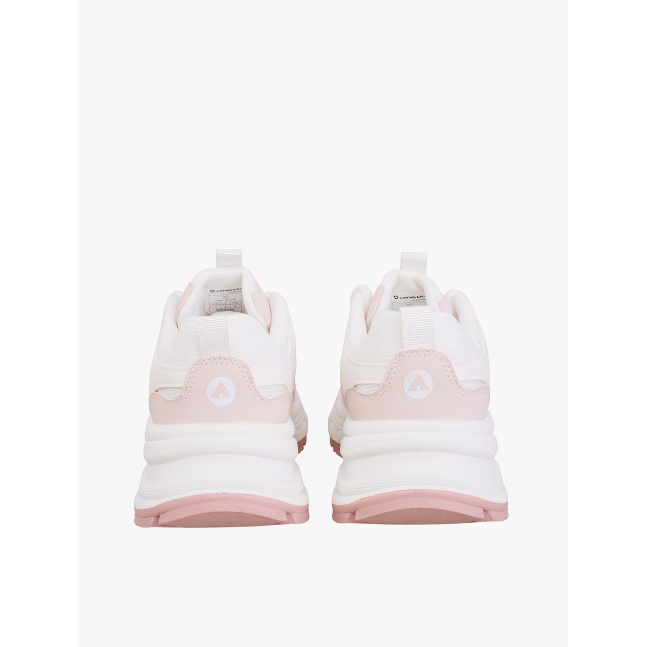 WHITE / PINK - Airwalk - ERI Low-Top Trainers - 4