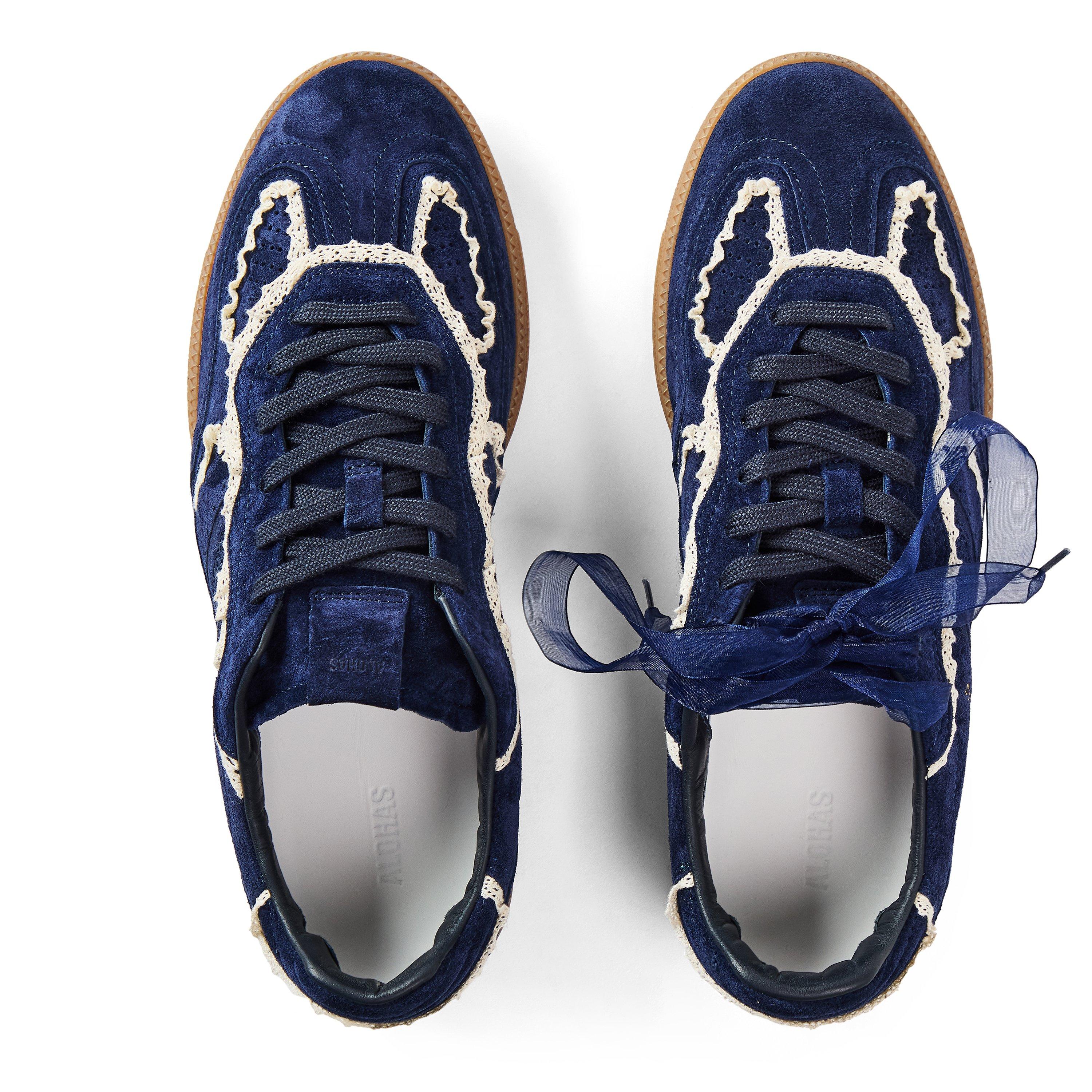 Crochet Navy - Alohas - Women's 490 Crochet Low-Top Trainers - 4