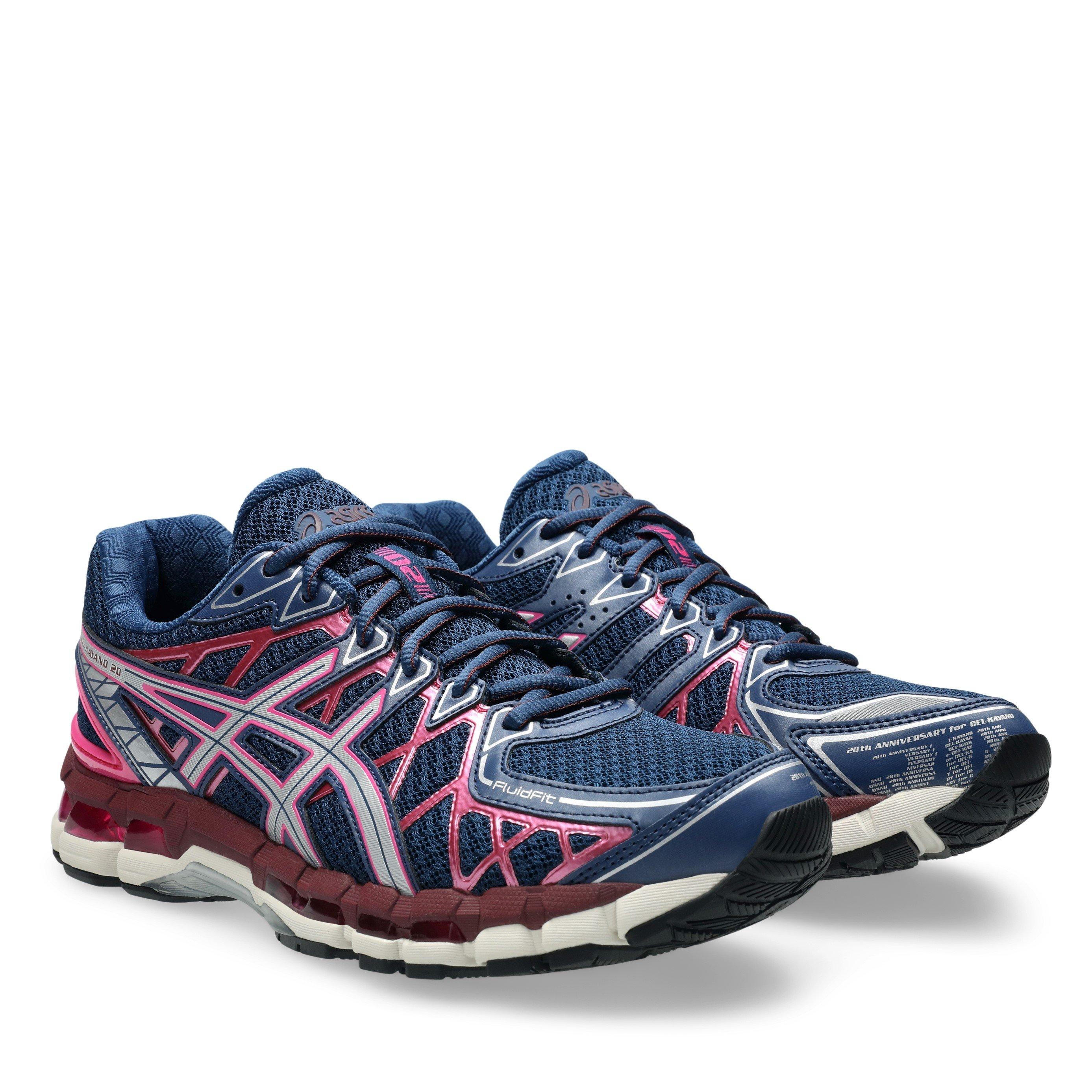 Blue/Pure Slver - Asics - Womens Gel-Kayano 20 Sneakers - 4