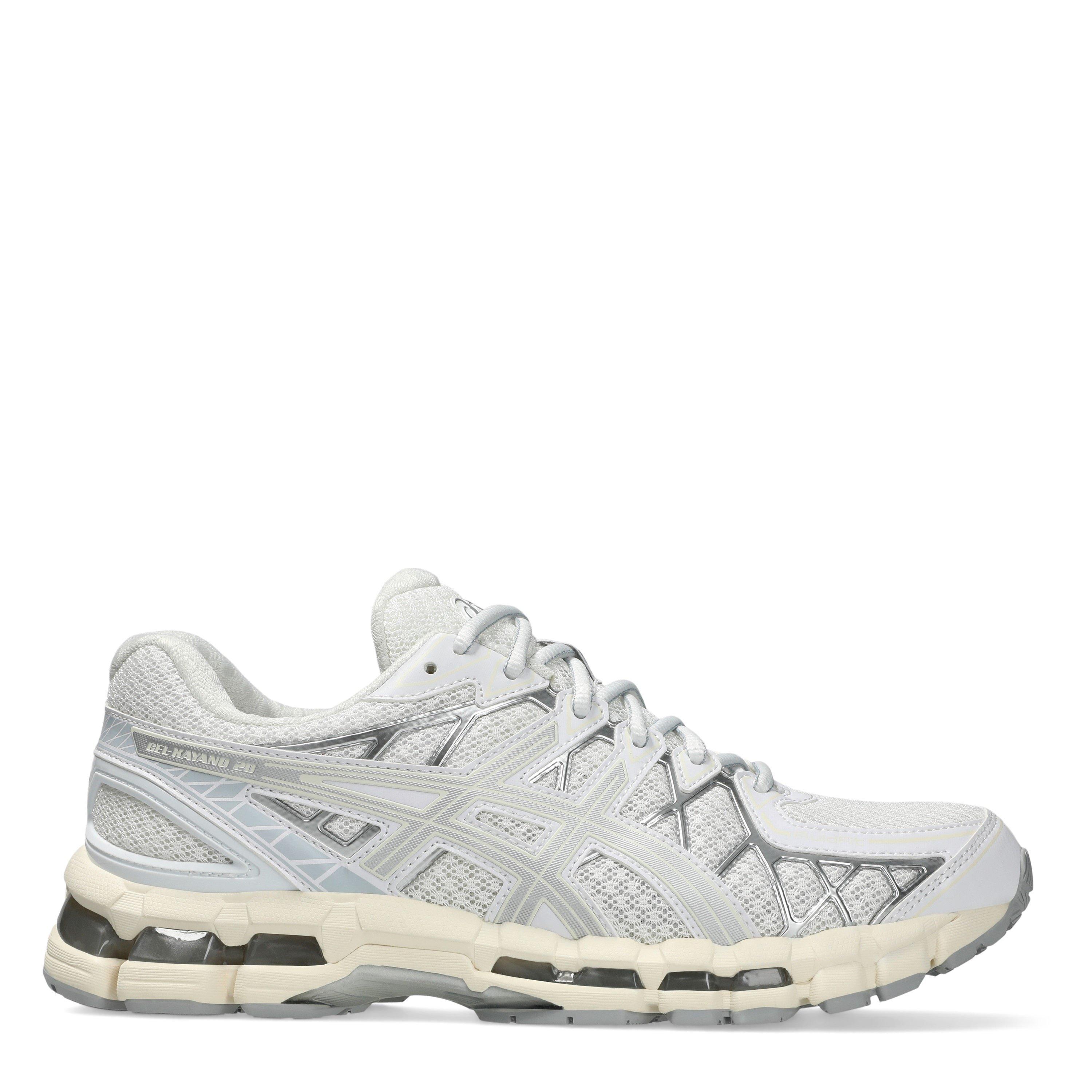 Asics Womens Gel-Kayano 20 Sneakers - White/Pure Slvr - Size 5.5 (39)