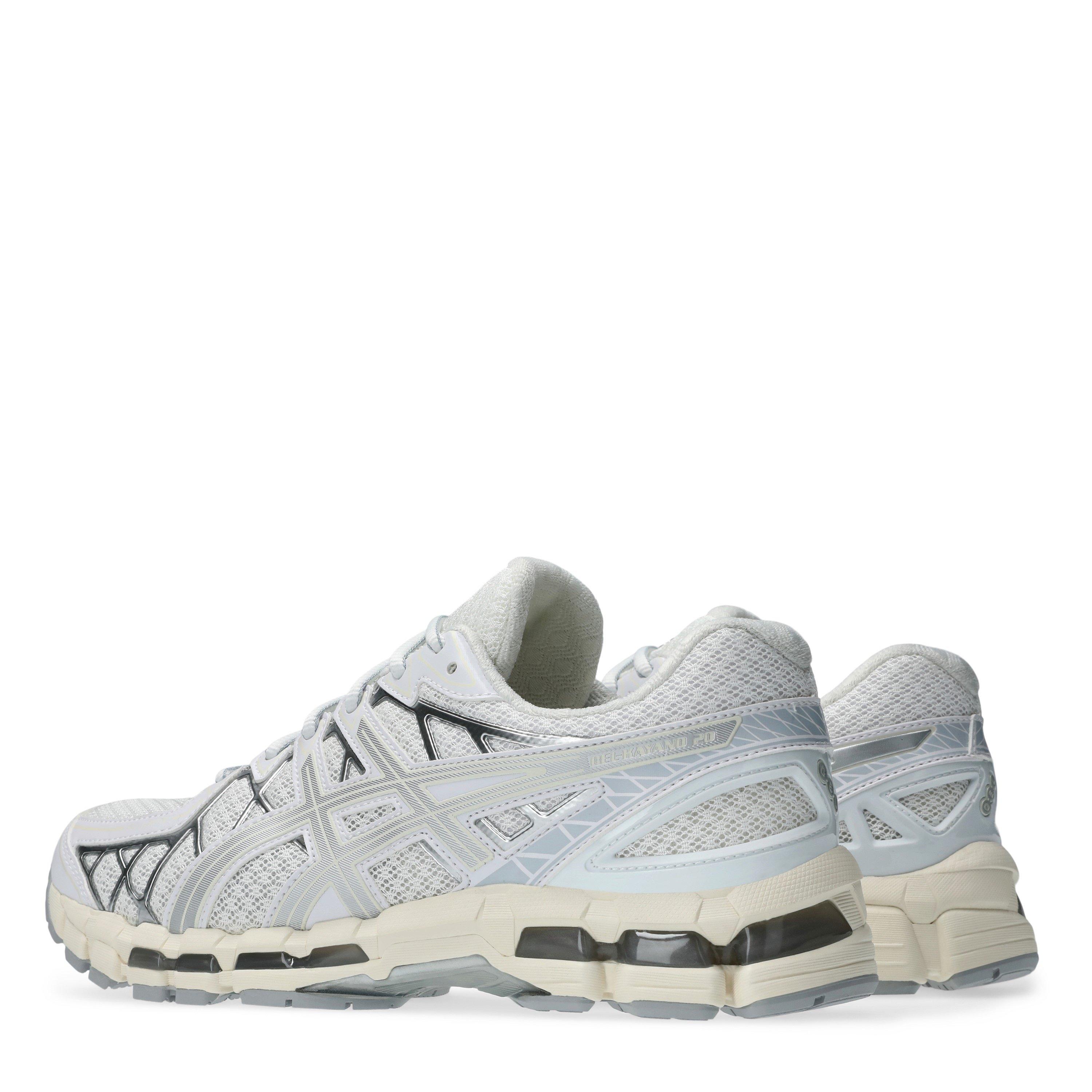 White/Pure Slvr - Asics - Womens Gel-Kayano 20 Sneakers - 5
