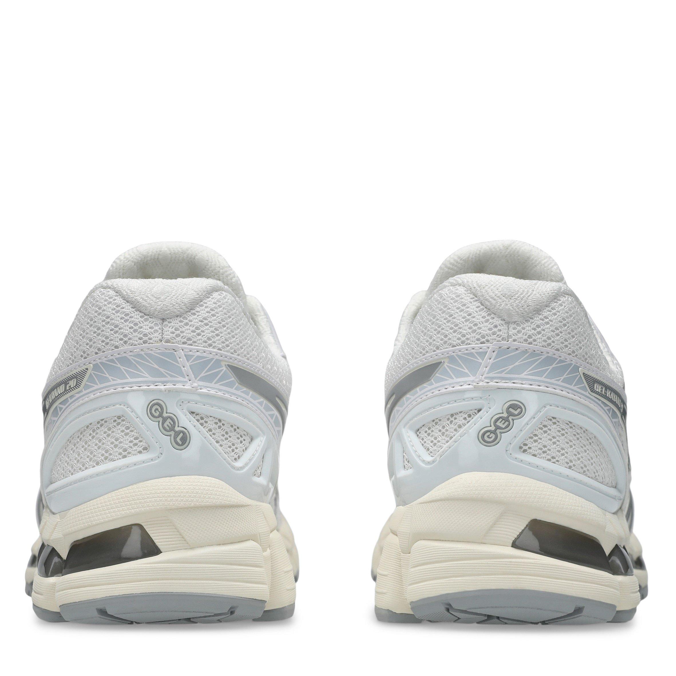 White/Pure Slvr - Asics - Womens Gel-Kayano 20 Sneakers - 7