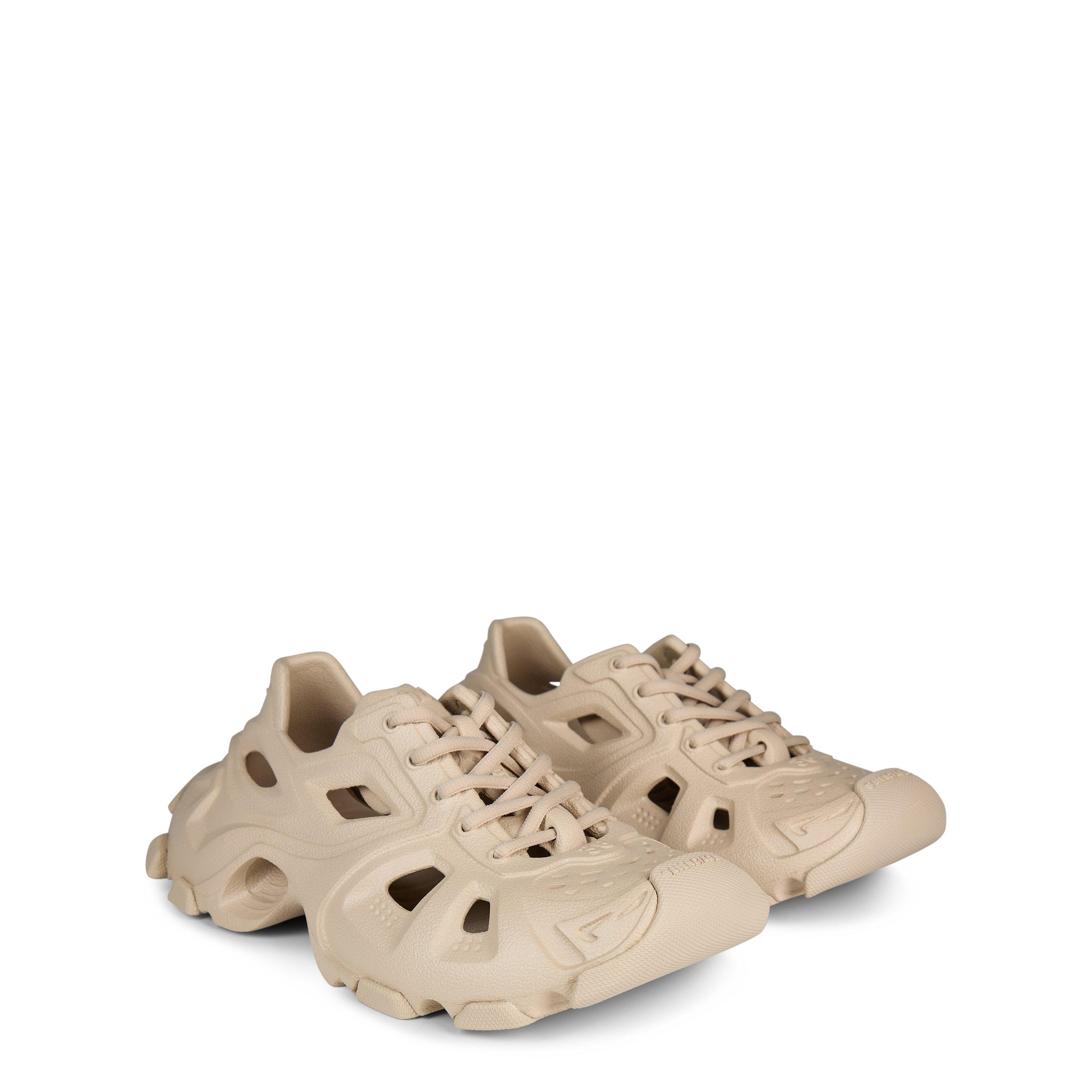 Taupe - Balenciaga - HD Rubber Low Top Sneakers - 3