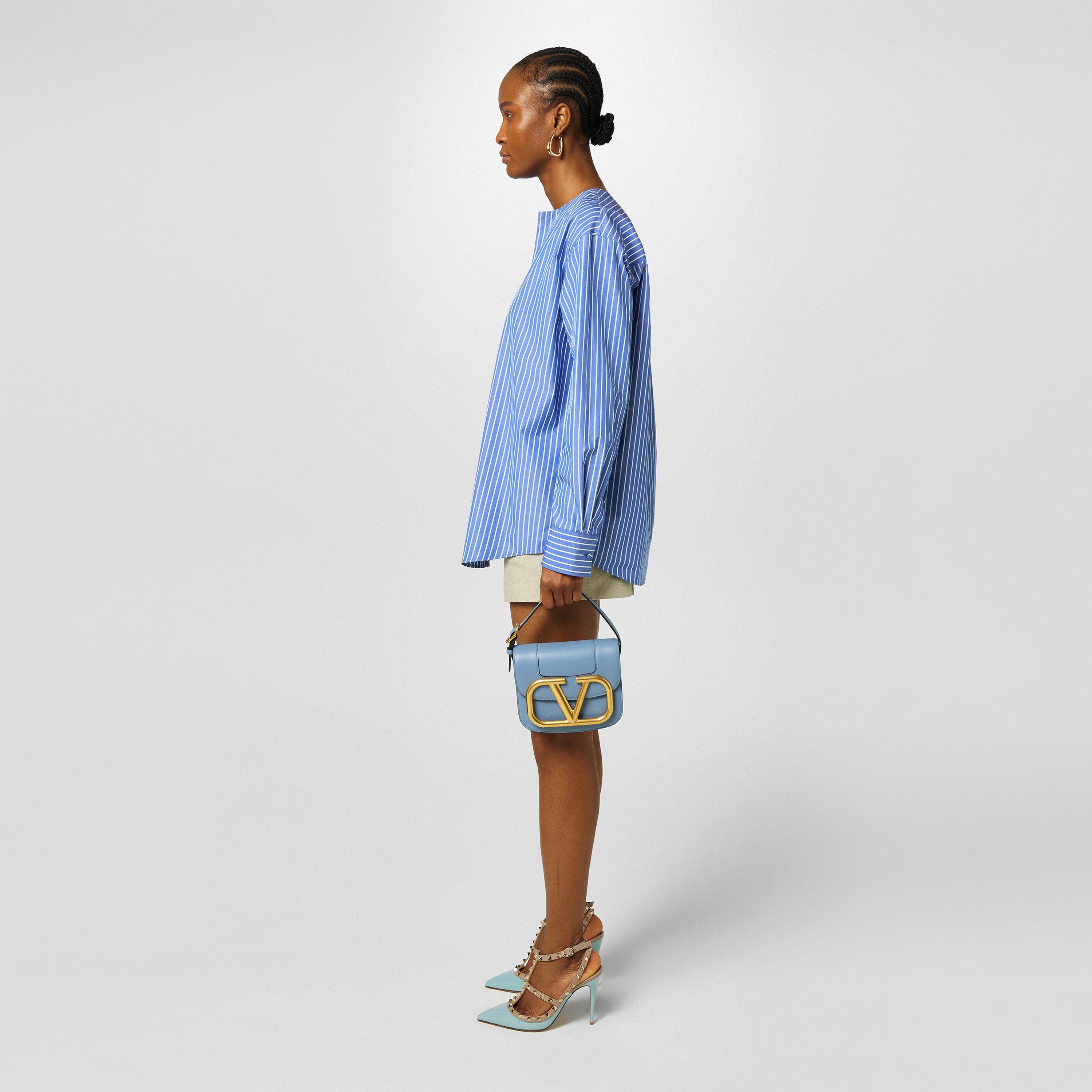 Blu Porcellana - Valentino Garavani - Décolleté Rockstud 100mm Pumps - 6