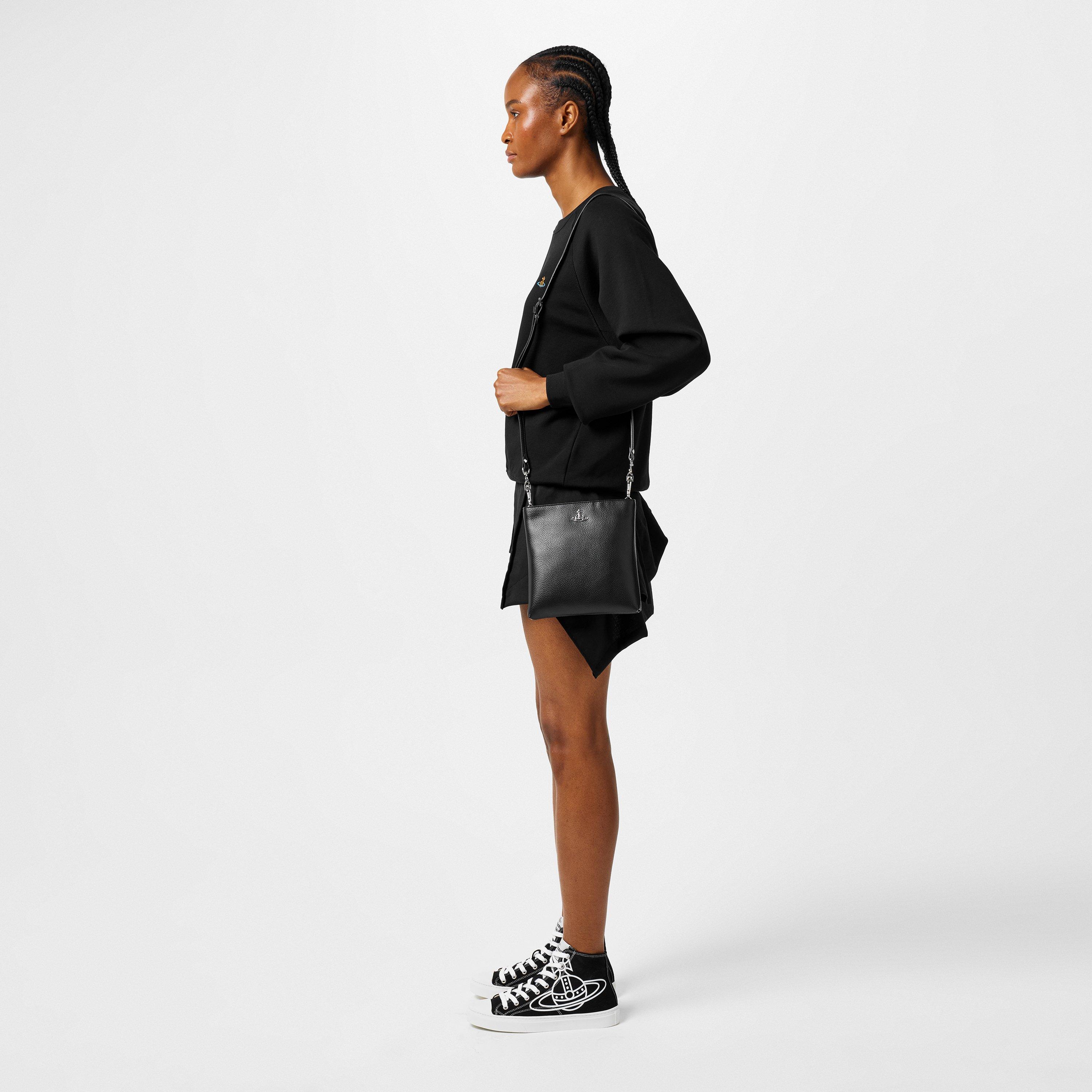 Black - Vivienne Westwood - Women's Thin Orb Motif Cotton High Top Trainers - 6