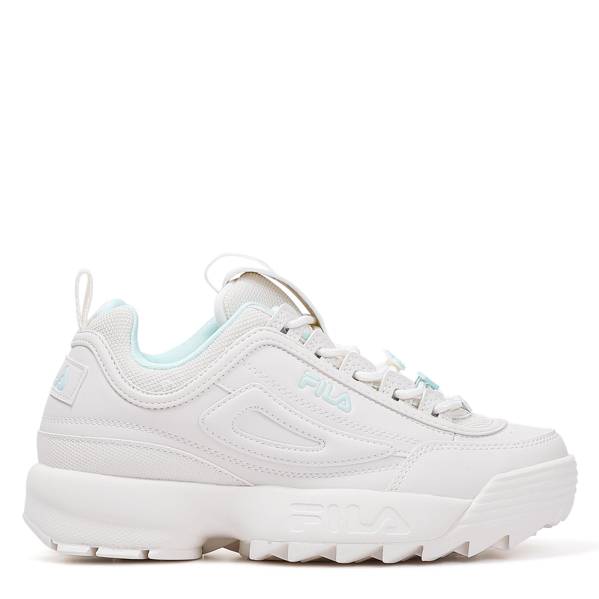 WHT/GRN/WHT - Fila - Women's Disruptor2Cloud Runners - 3