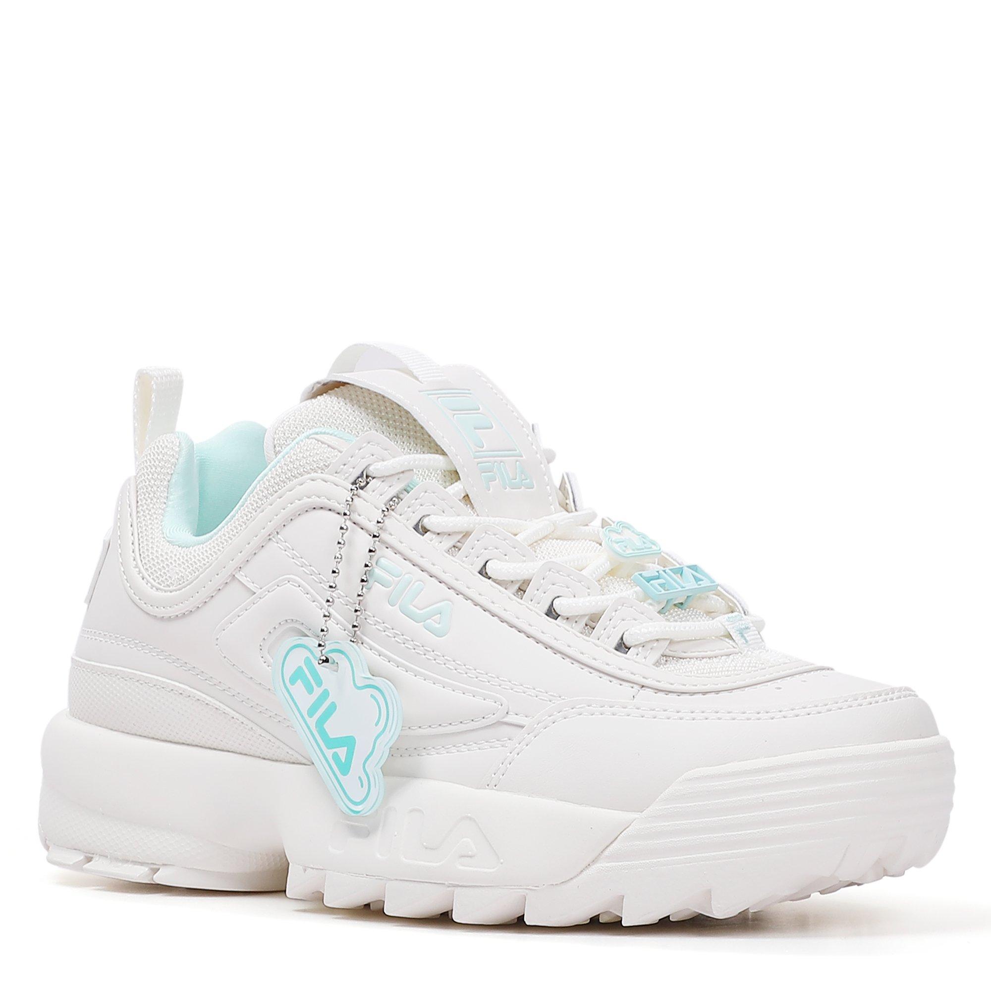 WHT/GRN/WHT - Fila - Women's Disruptor2Cloud Runners - 7