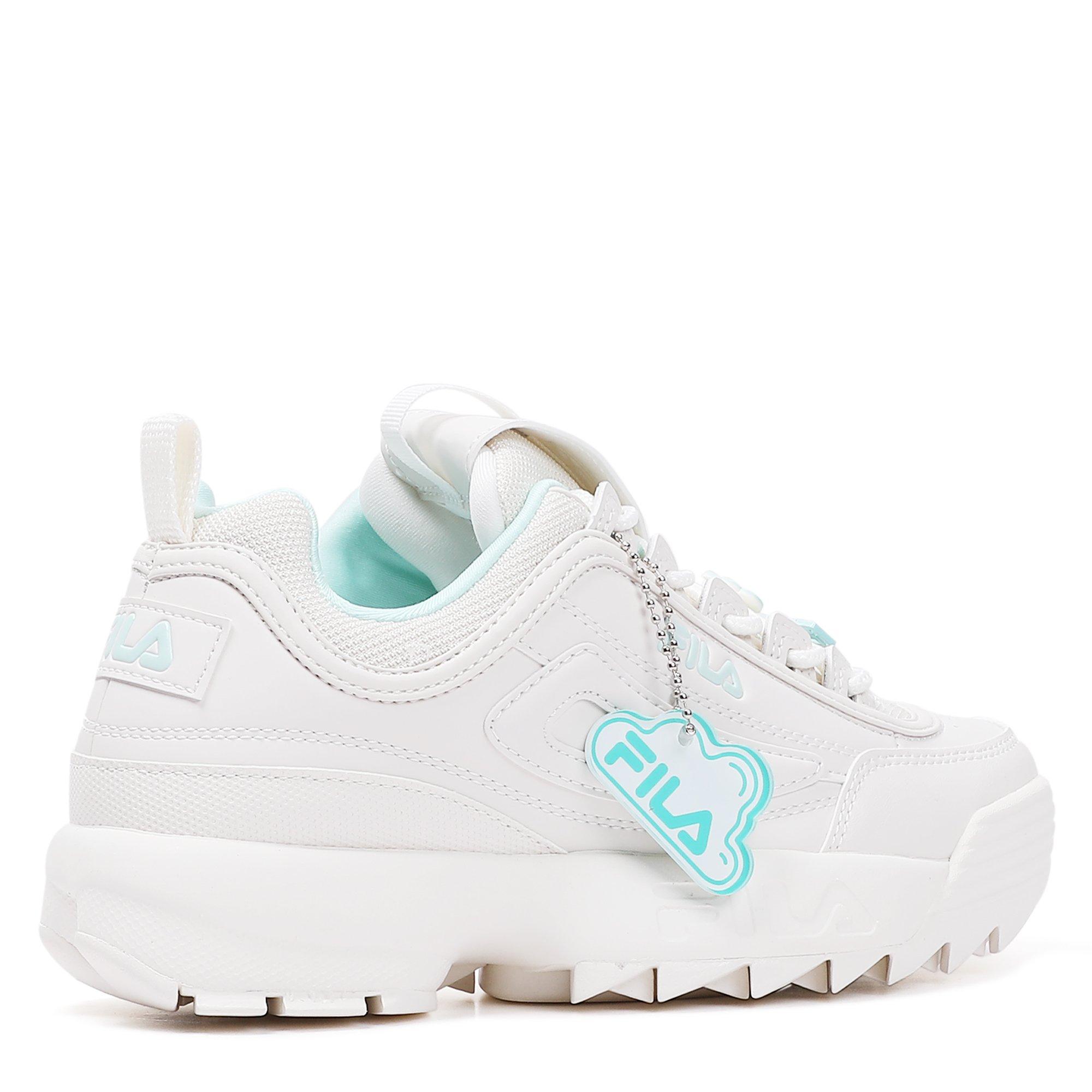 WHT/GRN/WHT - Fila - Women's Disruptor2Cloud Runners - 8