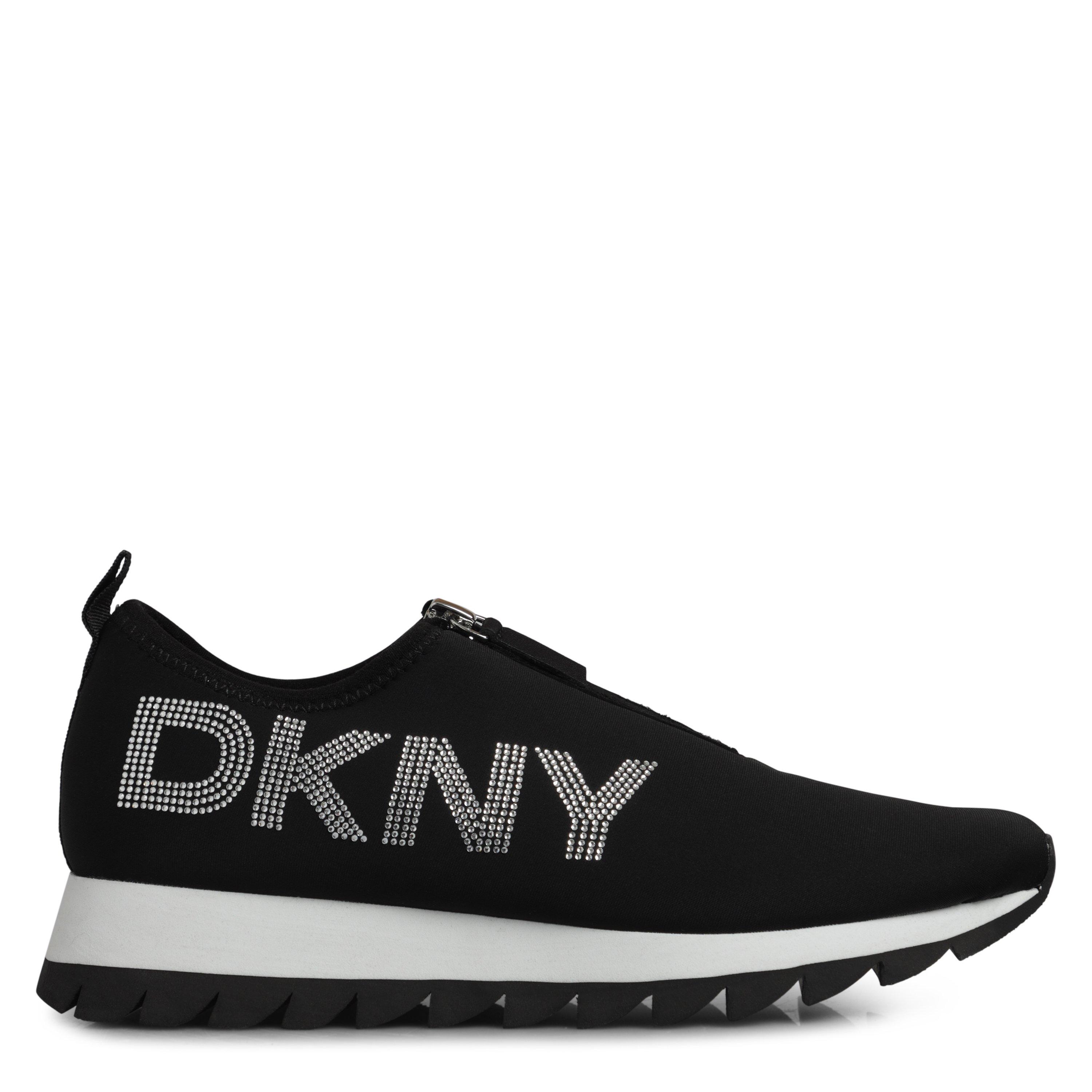 Black - DKNY - Women's Addison Slip on Trainers - 1