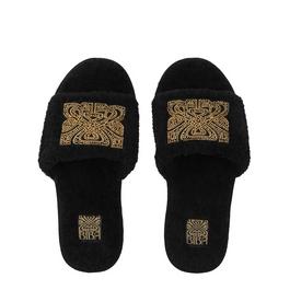 Biba Logo Embellished Slipper