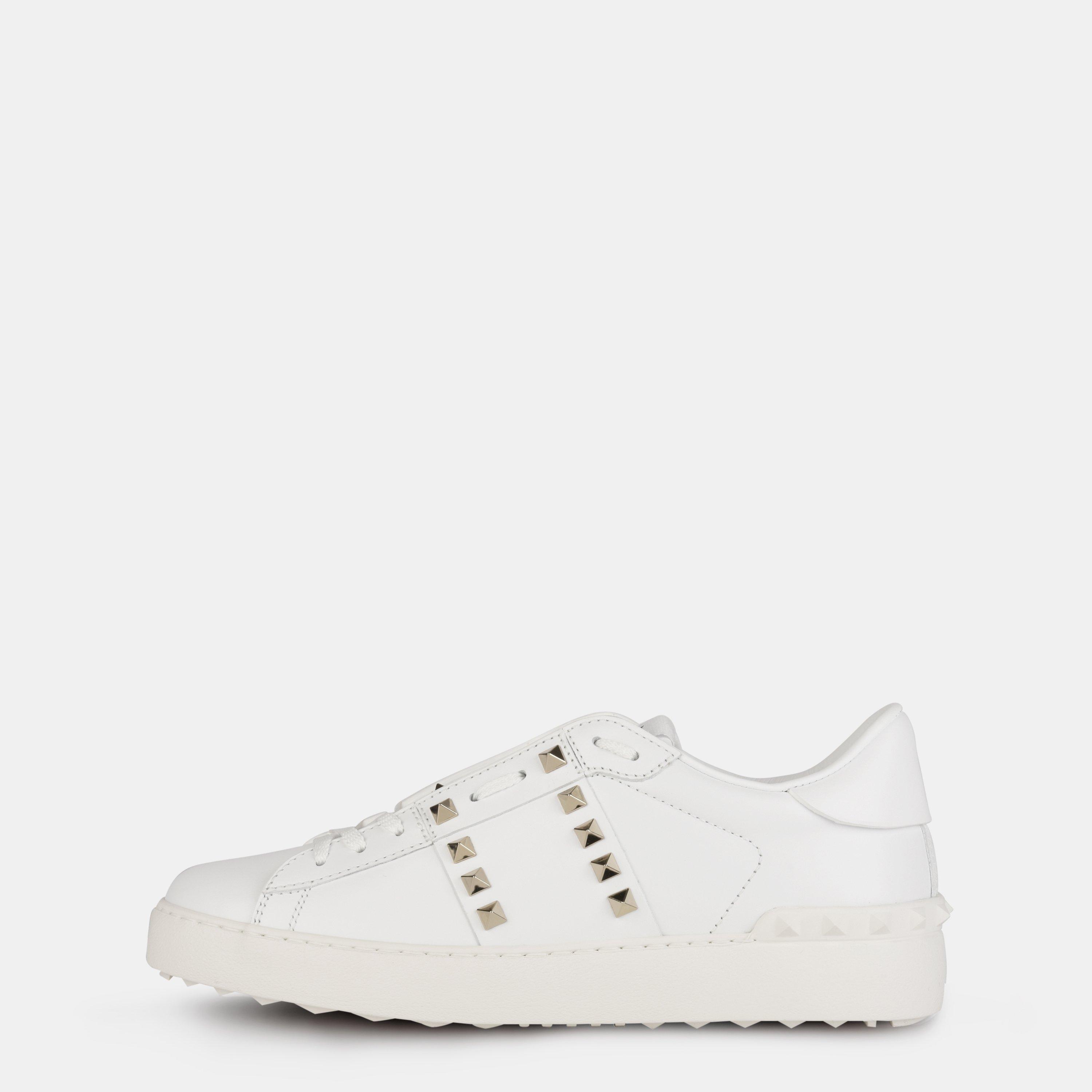 White 0BO - Valentino Garavani - Rockstud Untitled Trainers - 2
