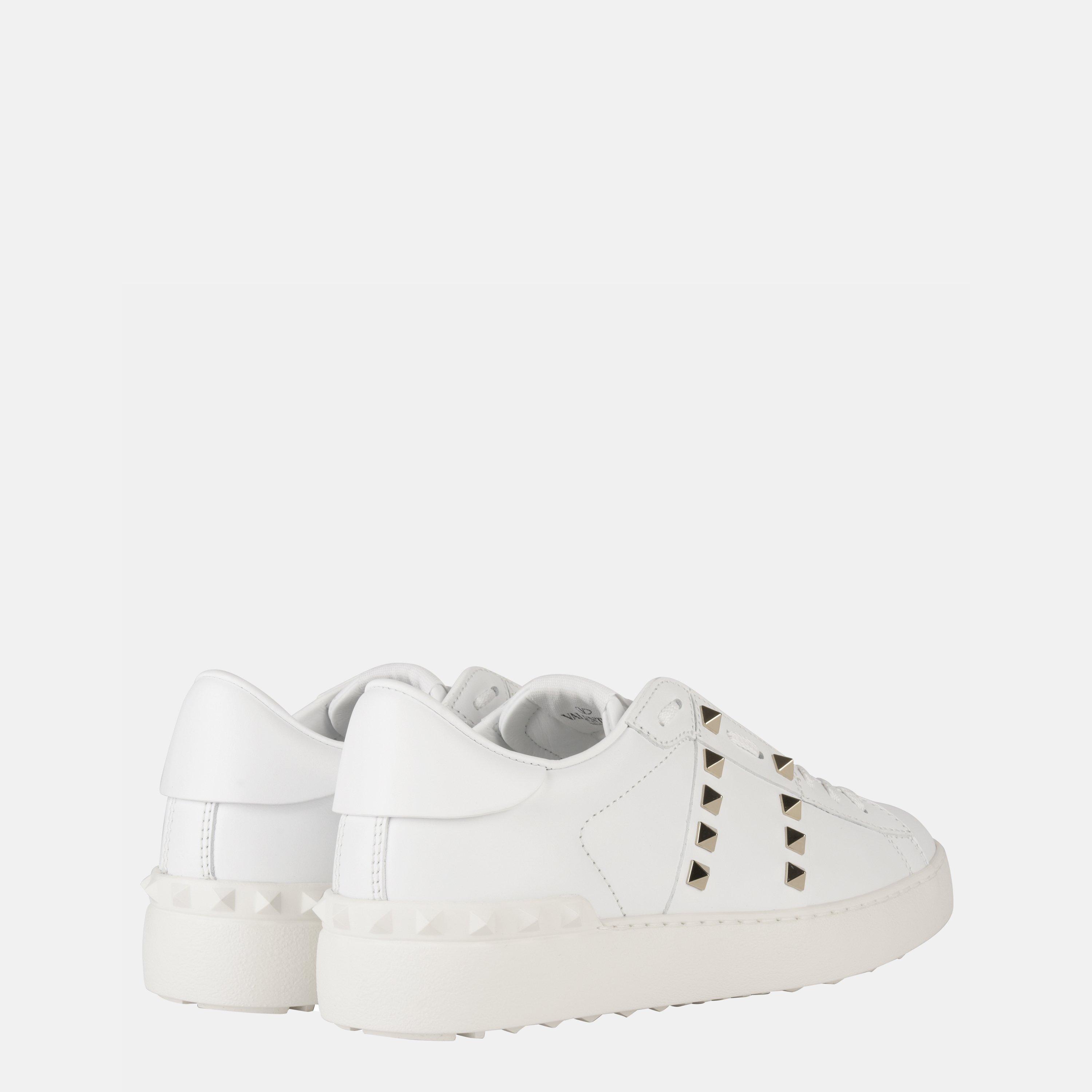White 0BO - Valentino Garavani - Rockstud Untitled Trainers - 5