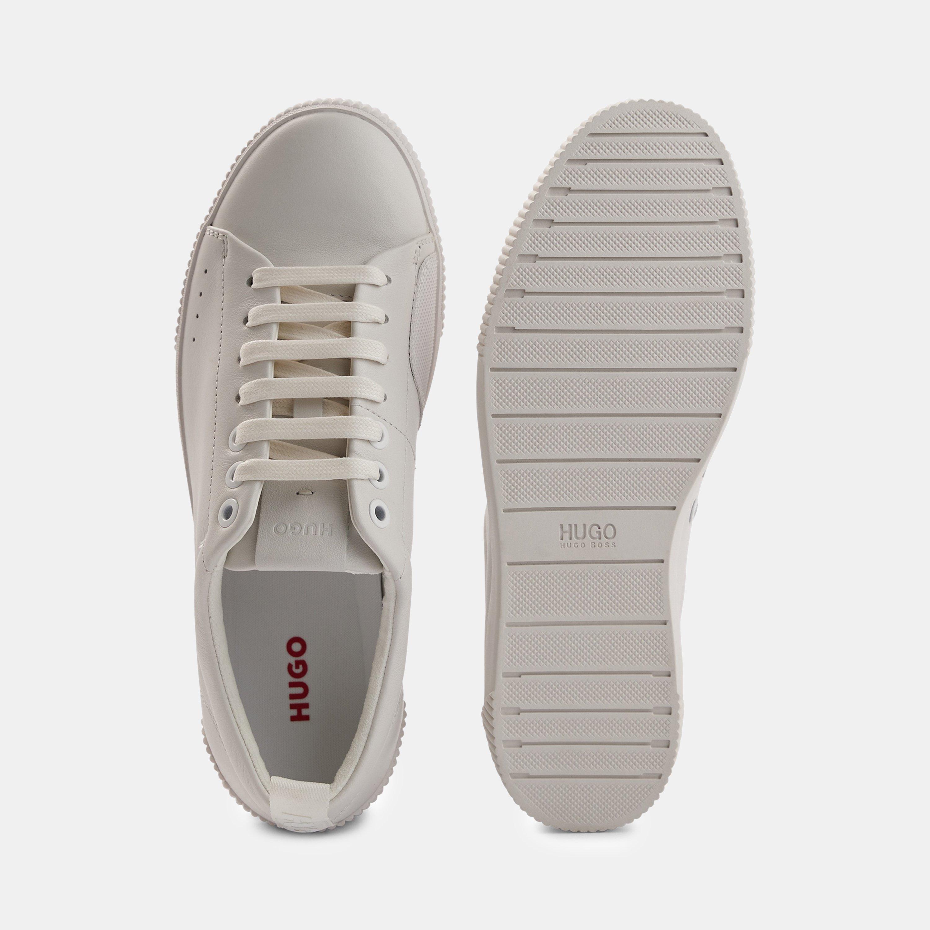 White - Hugo - Women's Low-Top Trainers - 3