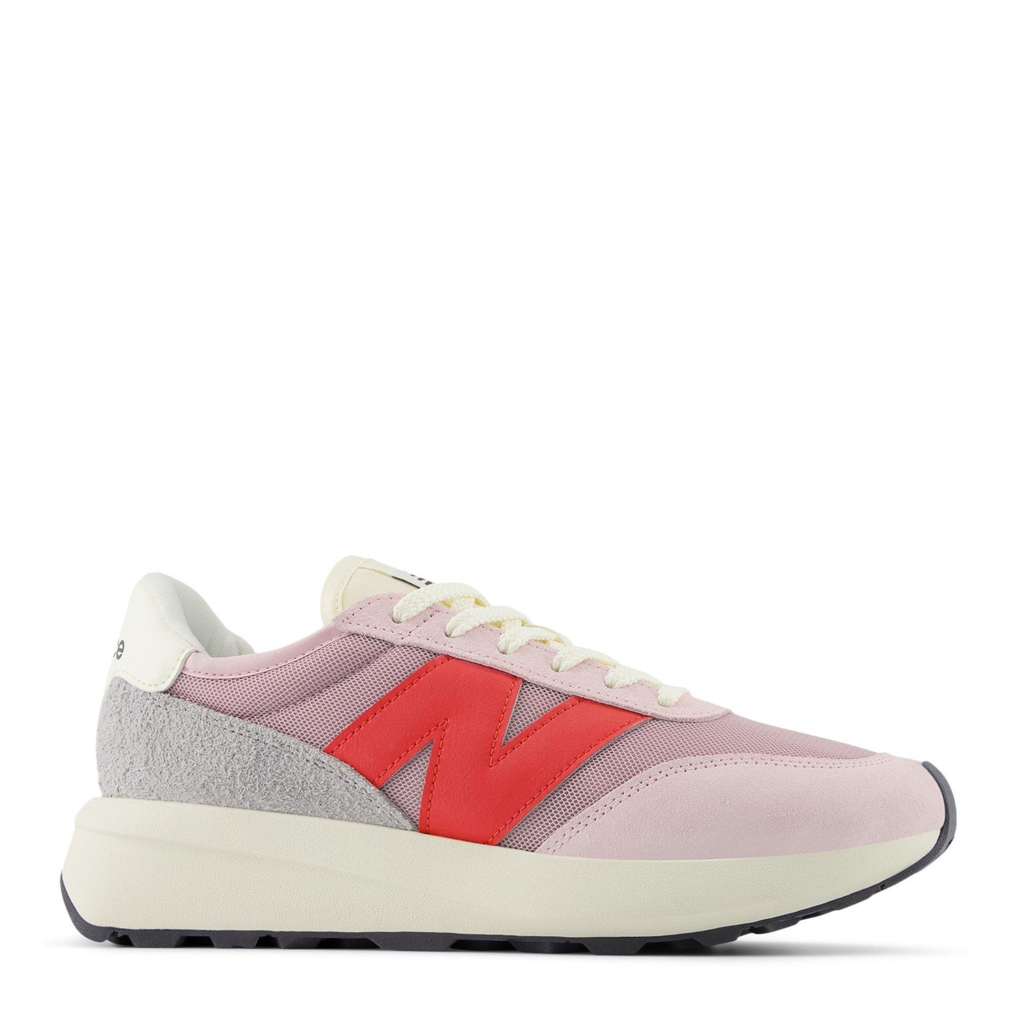 New Balance Women's Nb 370 - Wht/Gry/Pink - 4 (36.5)