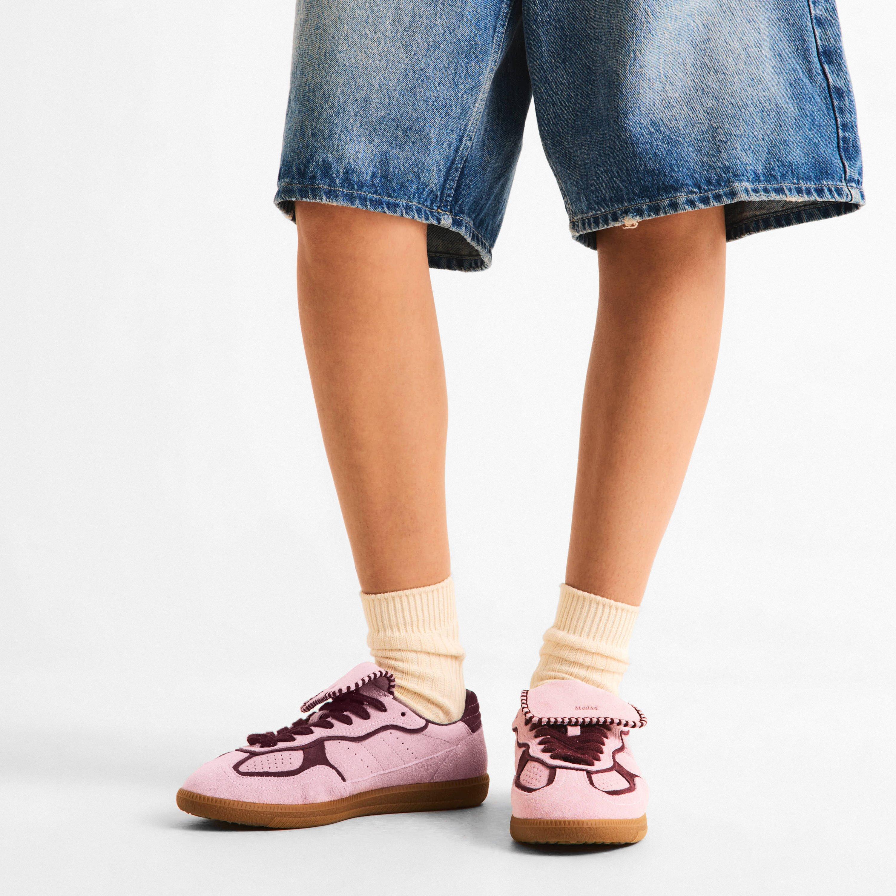 Suede Pink - Alohas - Women's Tb.90 Club Low-Top Trainers - 3