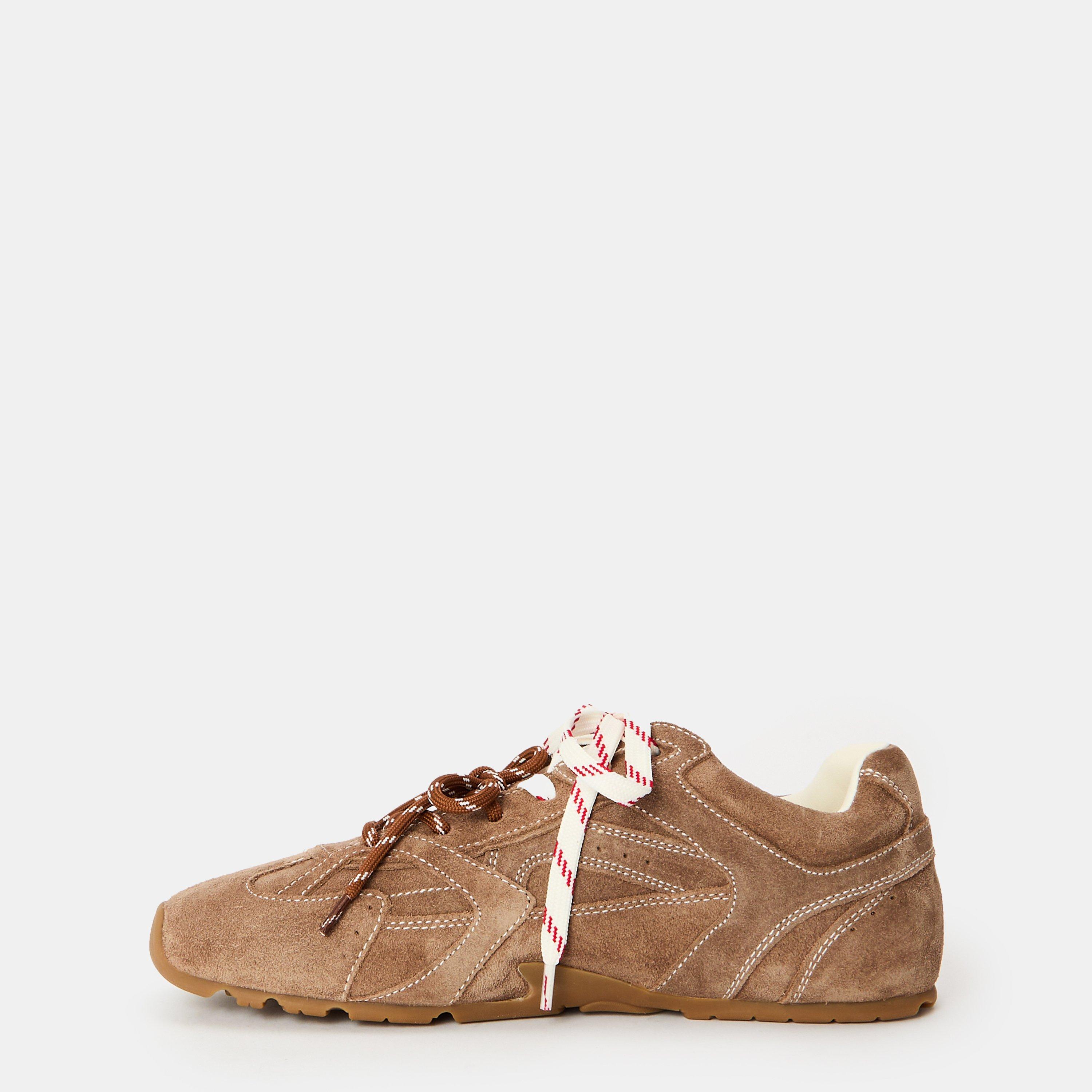 Mushroom - NOKWOL - Womens Atlas Low-Top Trainers - 2