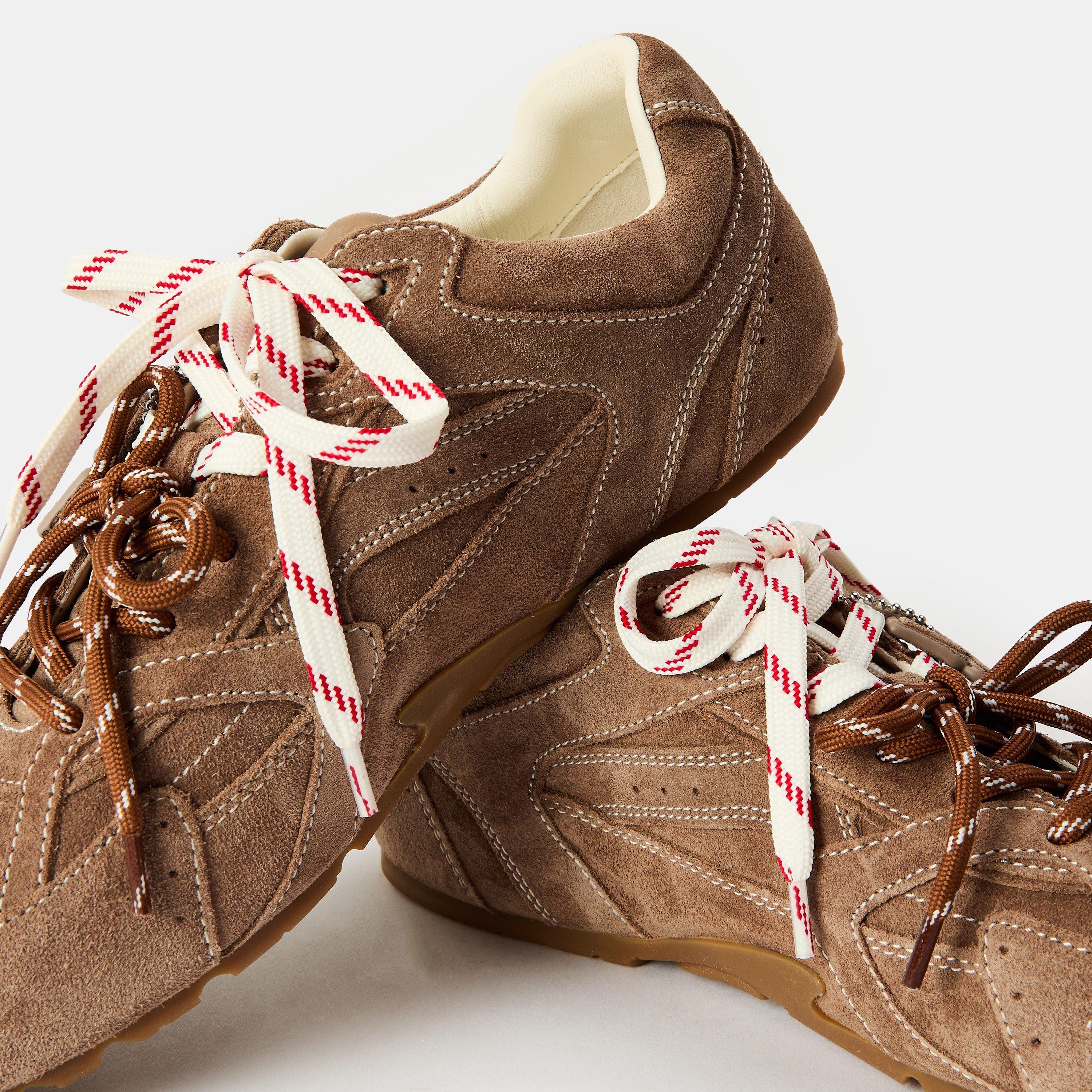 Mushroom - NOKWOL - Womens Atlas Low-Top Trainers - 4