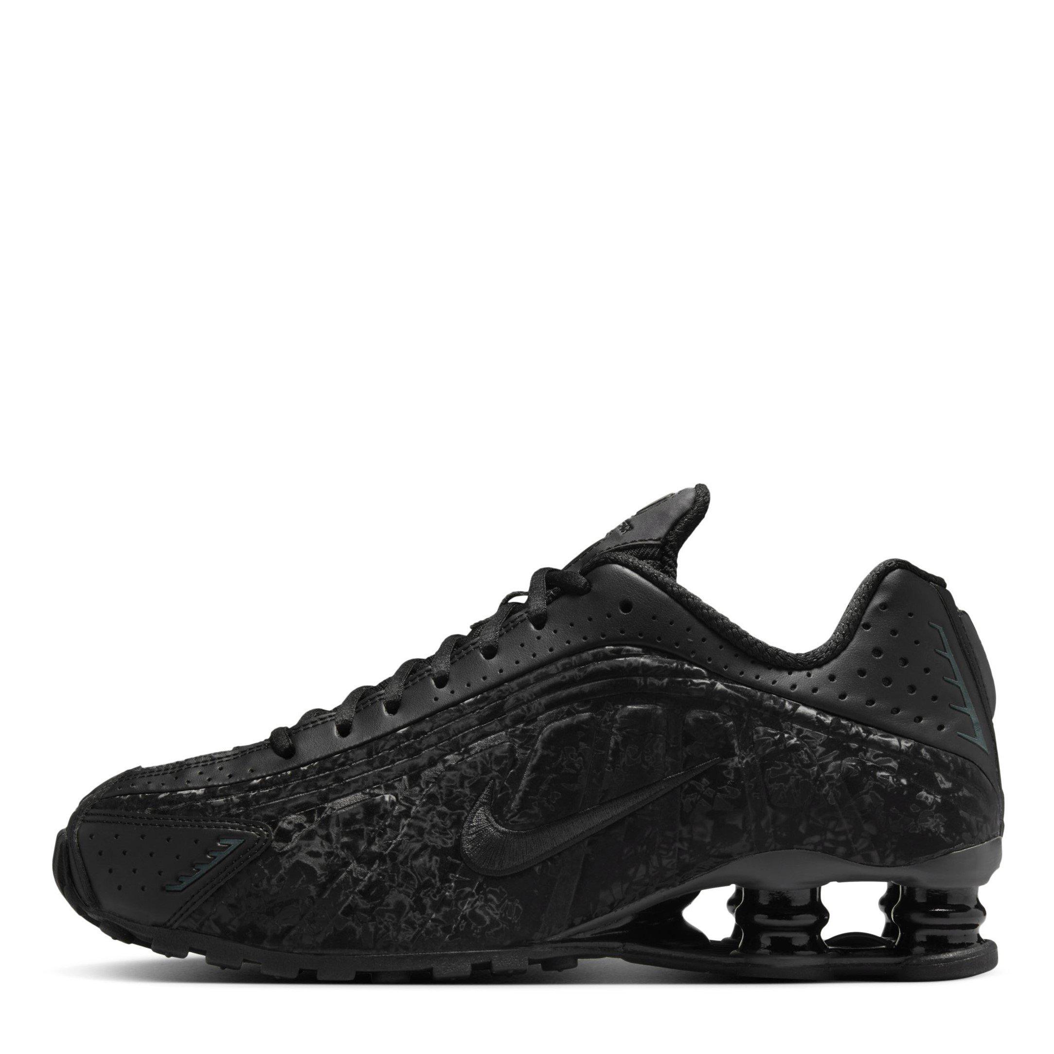 Blk/Gry - Nike - Shox R4 Trainers - 2