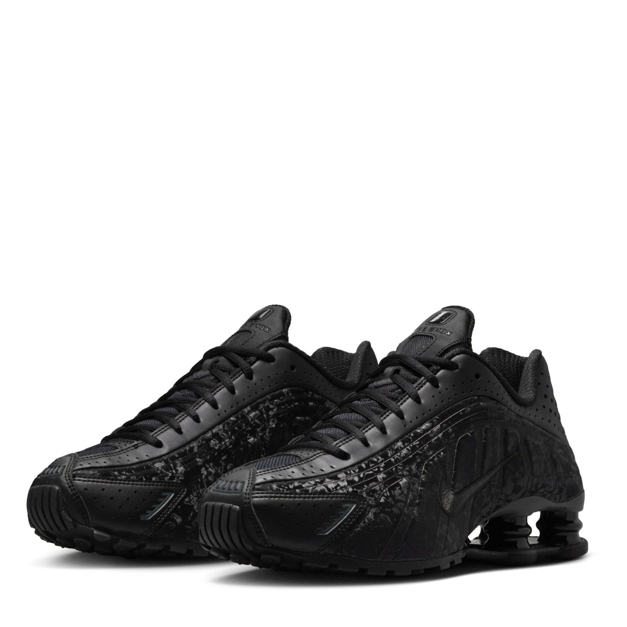 Blk/Gry - Nike - Shox R4 Trainers - 4