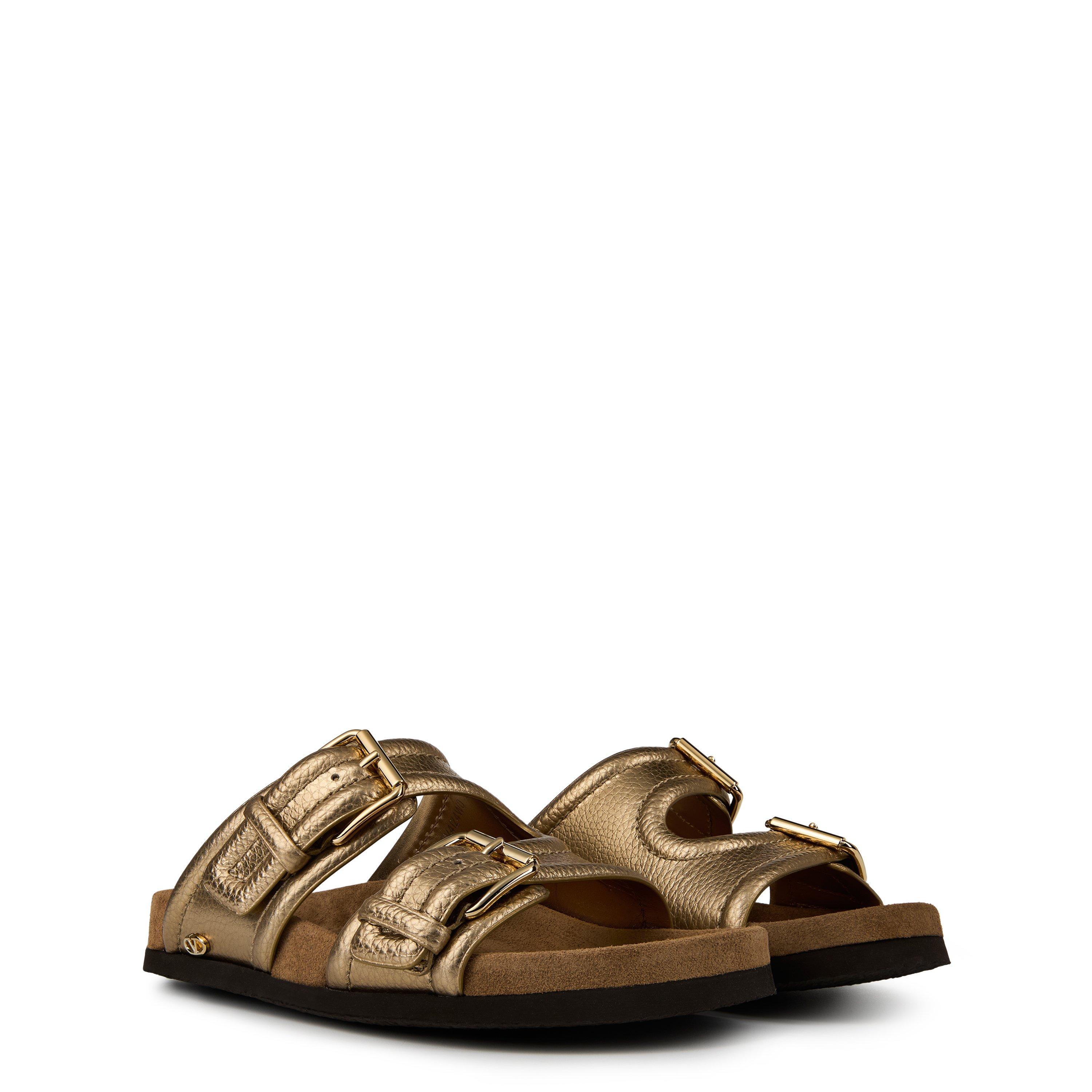 Valentino Garavani | Fussfriend Calfskin Slides | Flat Sandals