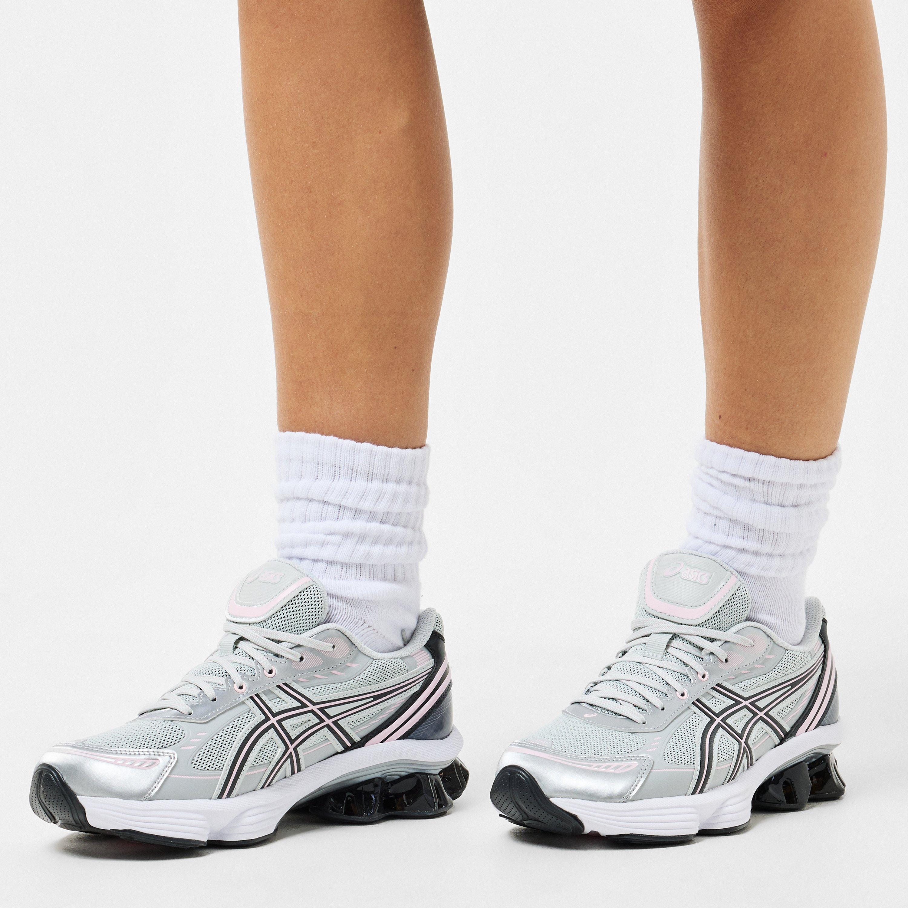 White/Baby Pink - Asics - Gel-Kinetic Fluent Sneakers - 3