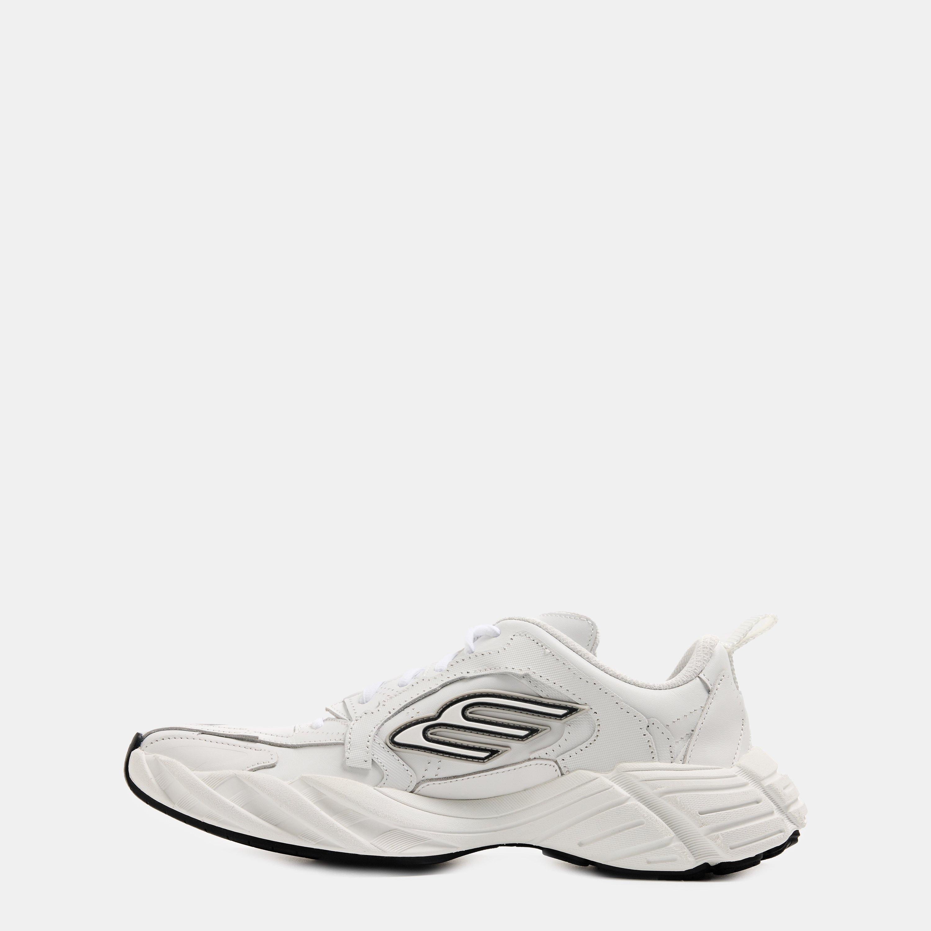 Wht/Blk/Gry - Balenciaga - Monday Trainers - 2