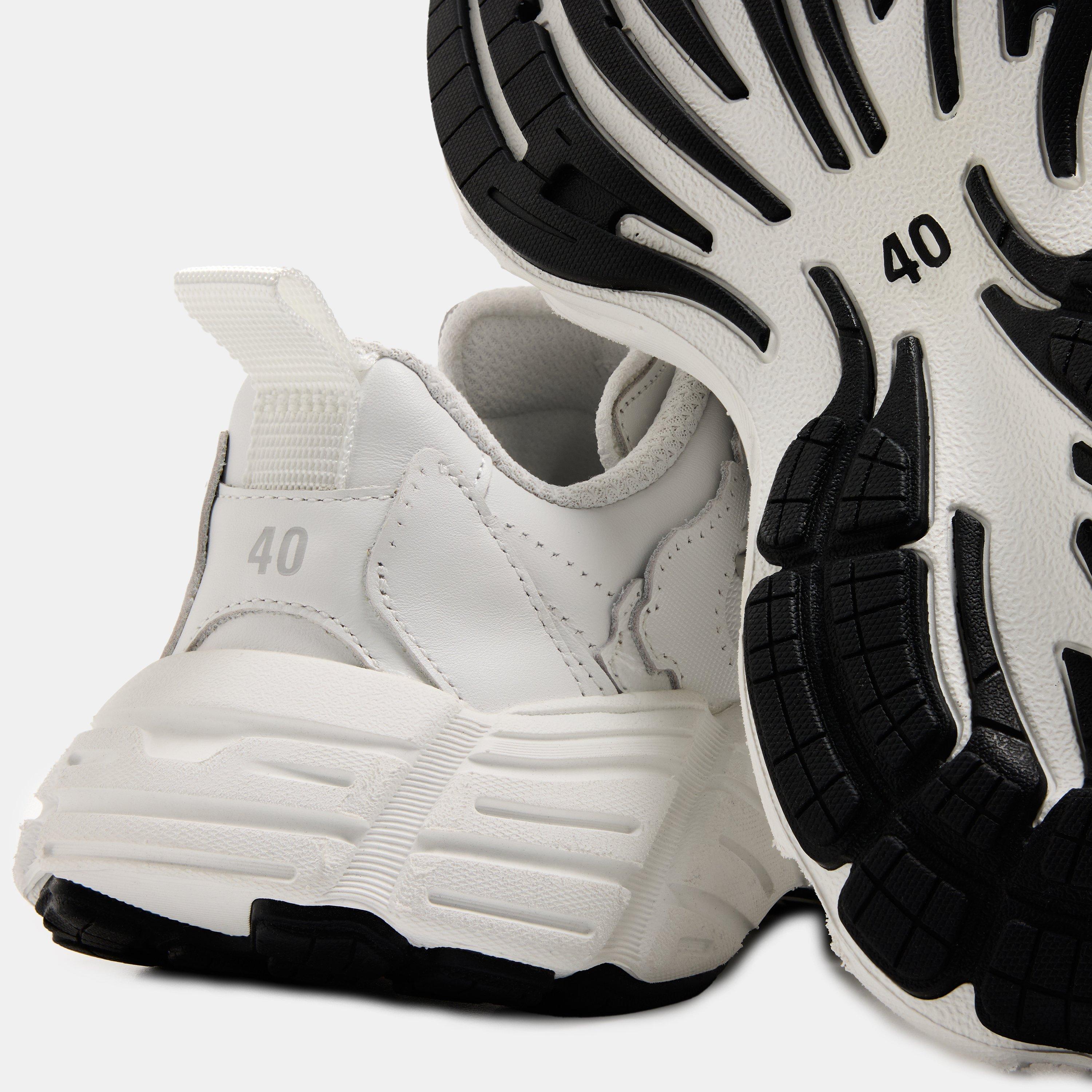 Wht/Blk/Gry - Balenciaga - Monday Trainers - 4