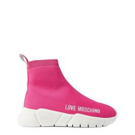 Love Moschino Logo Sock Trainers