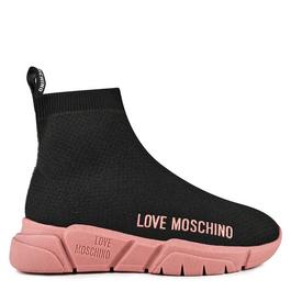 Love Moschino Logo Sock Trainers