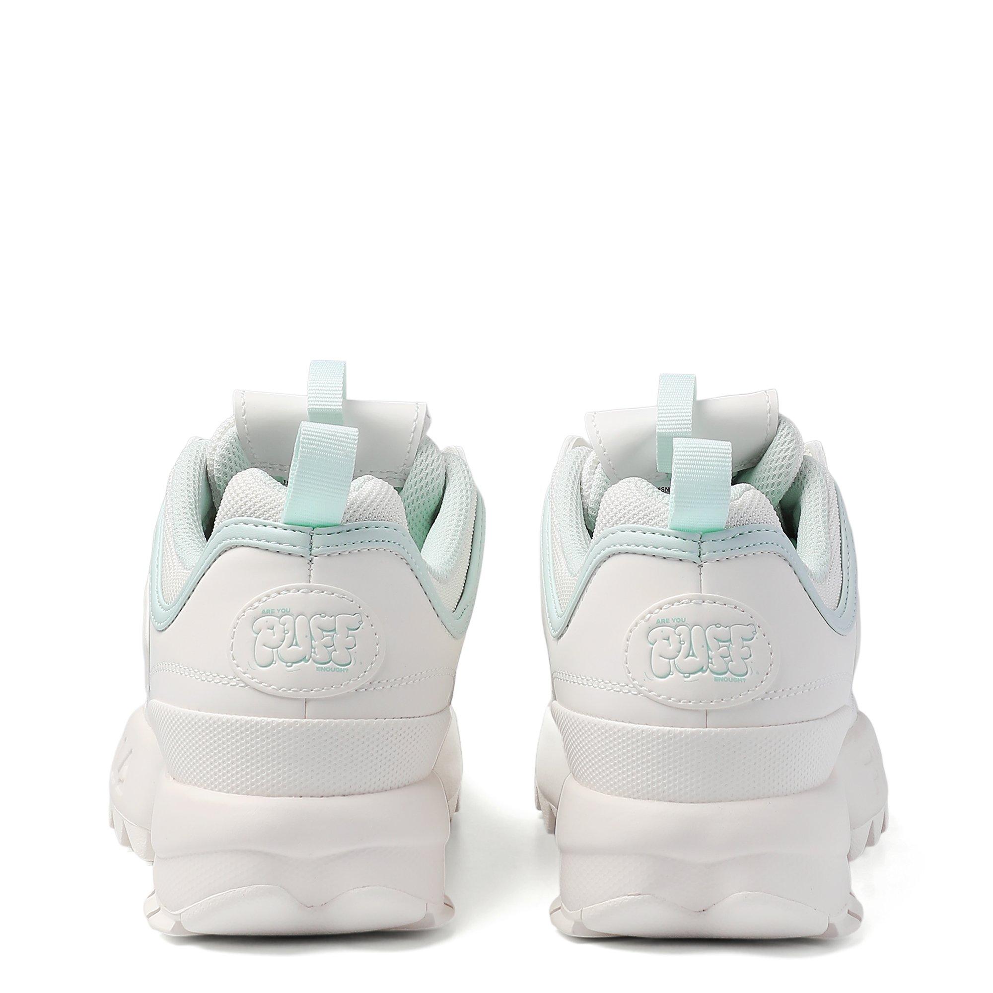 WHT/GRN/WHT - Fila - FILA x Powerpuff Girls Disruptor 2 Womens Sneakers - 5