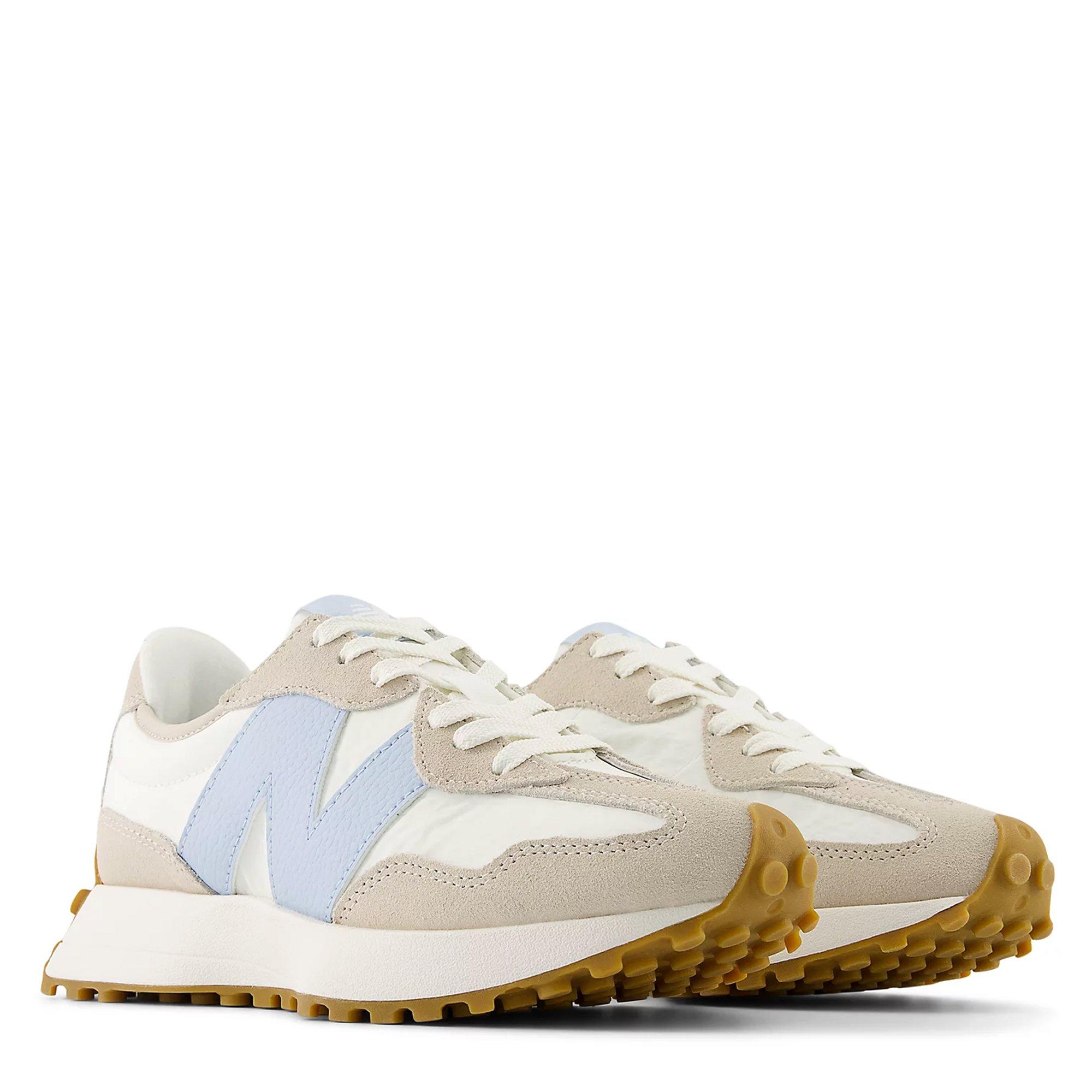 Timberwolf/Blue - New Balance - 327 Womens Shoes - 5