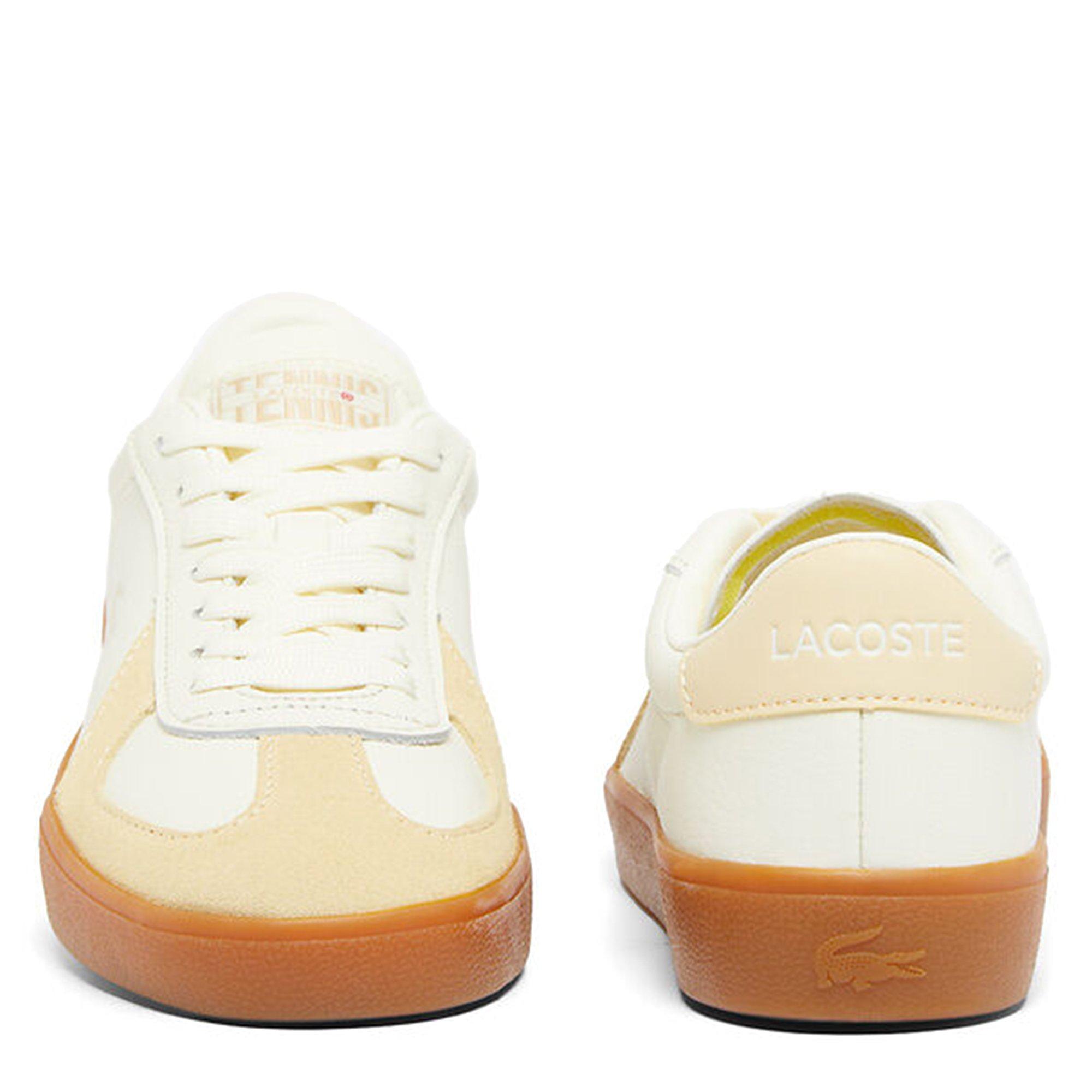 LT YLW/GUM - Lacoste - Baseshot Pro Leather Sneakers - 4