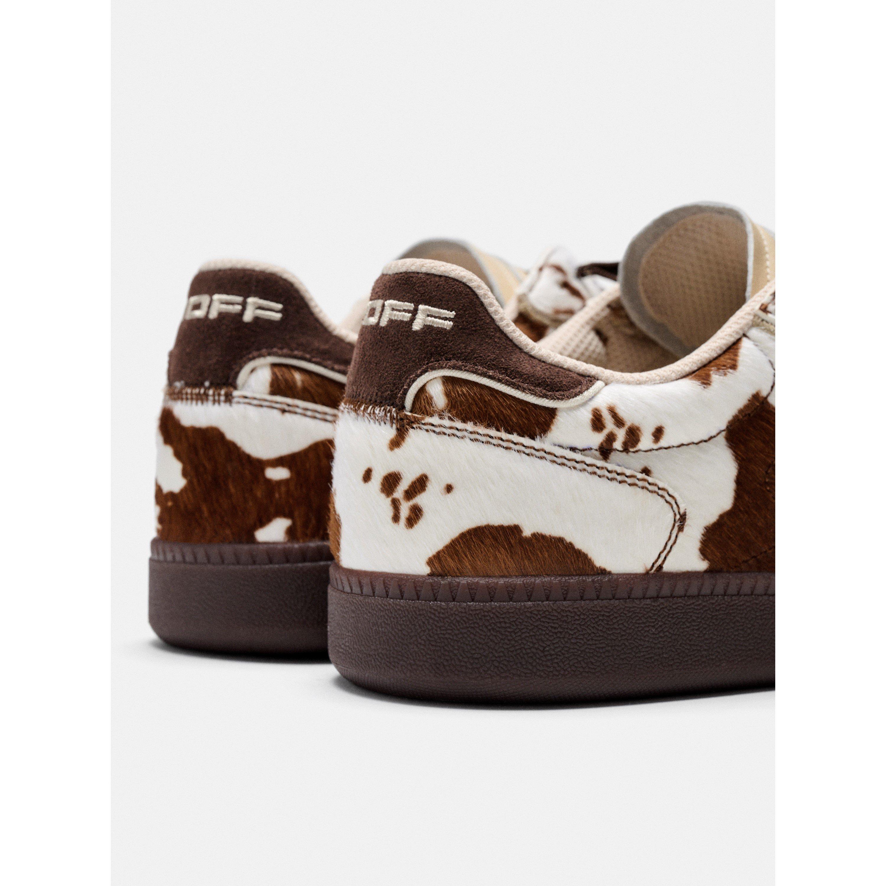 Cow print - Hoff - Womens Park Animal Low-Top Trainers - 5
