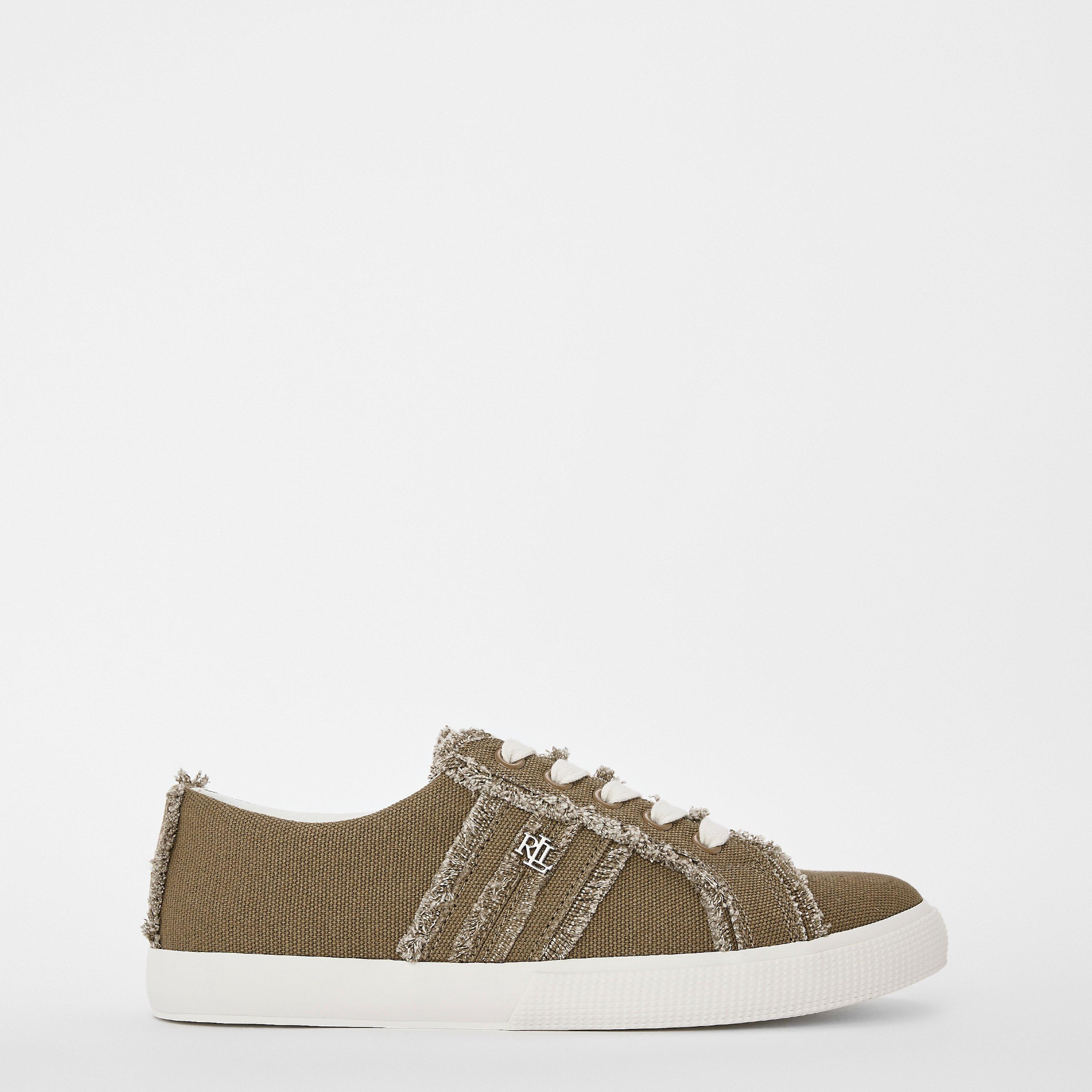 Lauren by Ralph Lauren Women's Janson Leather Court Trainers
