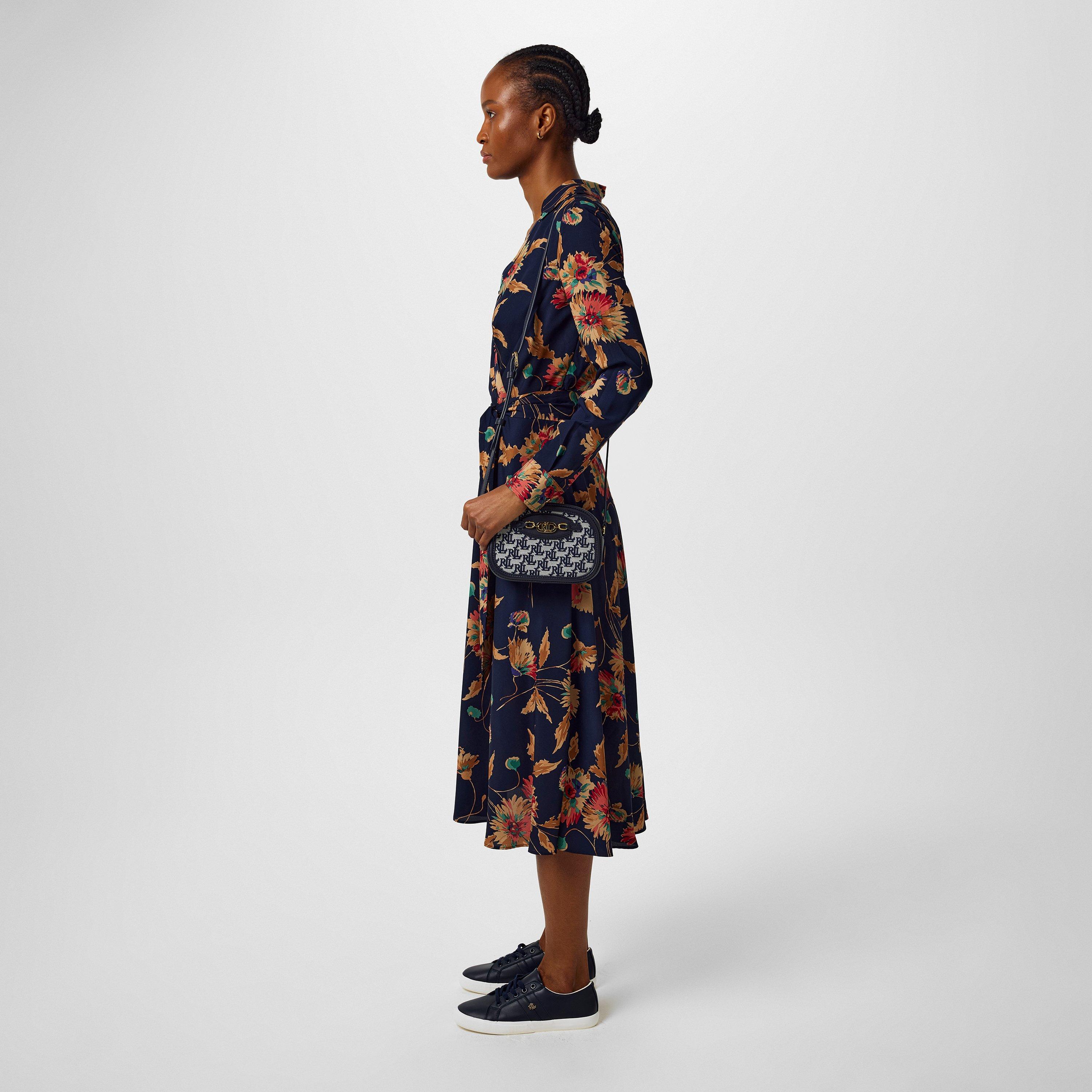 Lauren Navy - Lauren by Ralph Lauren - Women's Janson Leather Court Trainers - 6