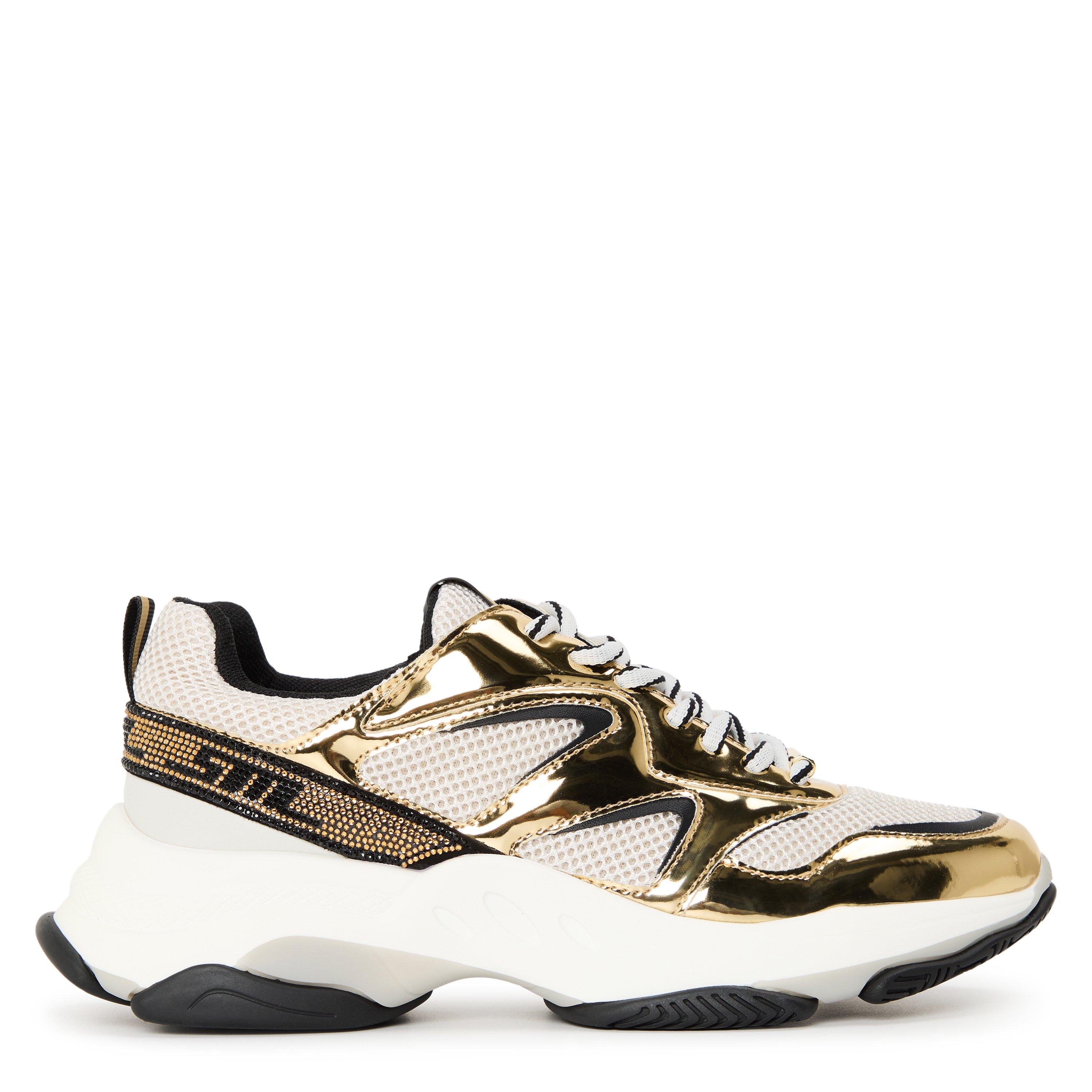 Gry/Gld - Steve Madden - Women's Medallist2 Low-Top Trainers - 1