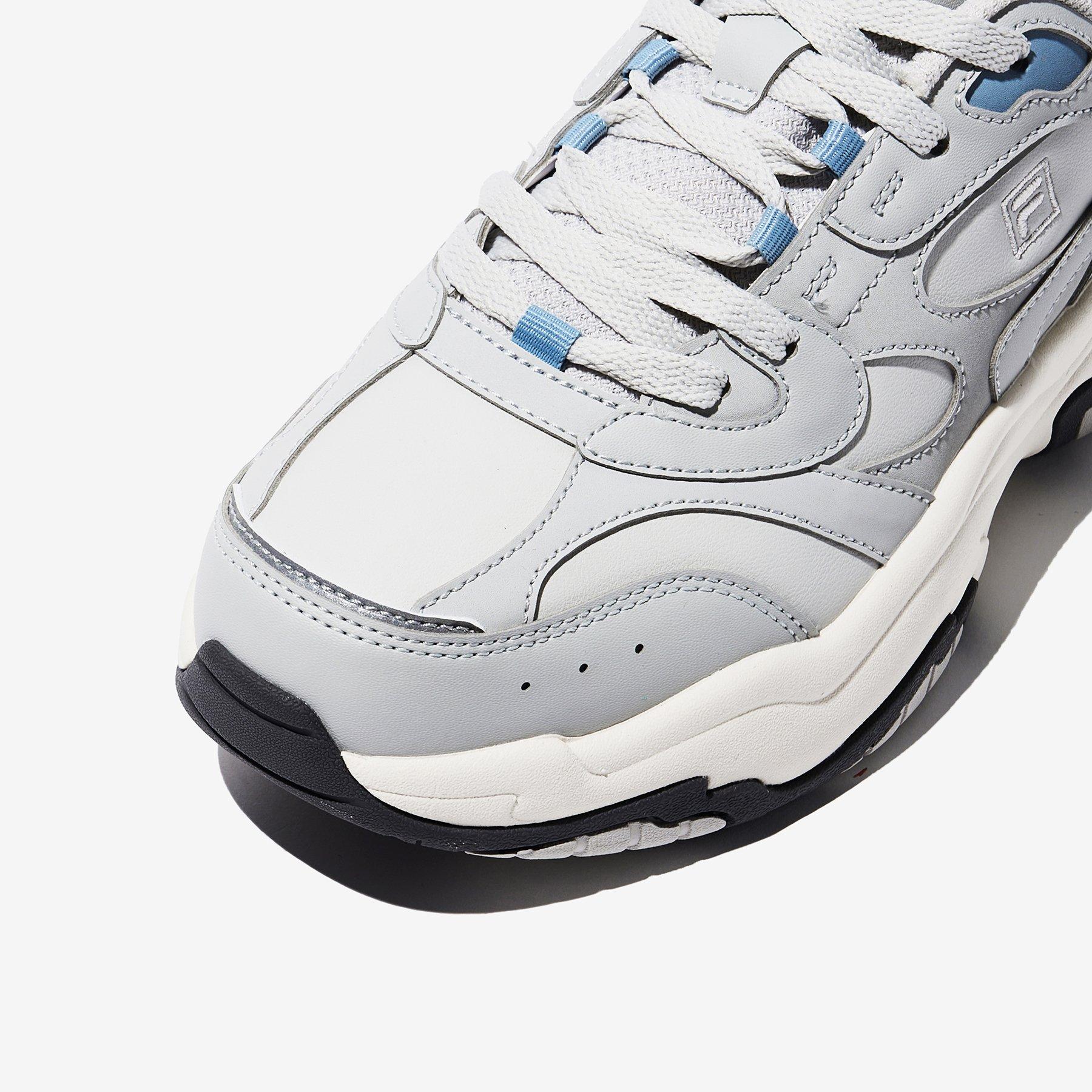 GRY/BLU/WHT - Fila - Women's Wavy Rumble Runners - 6